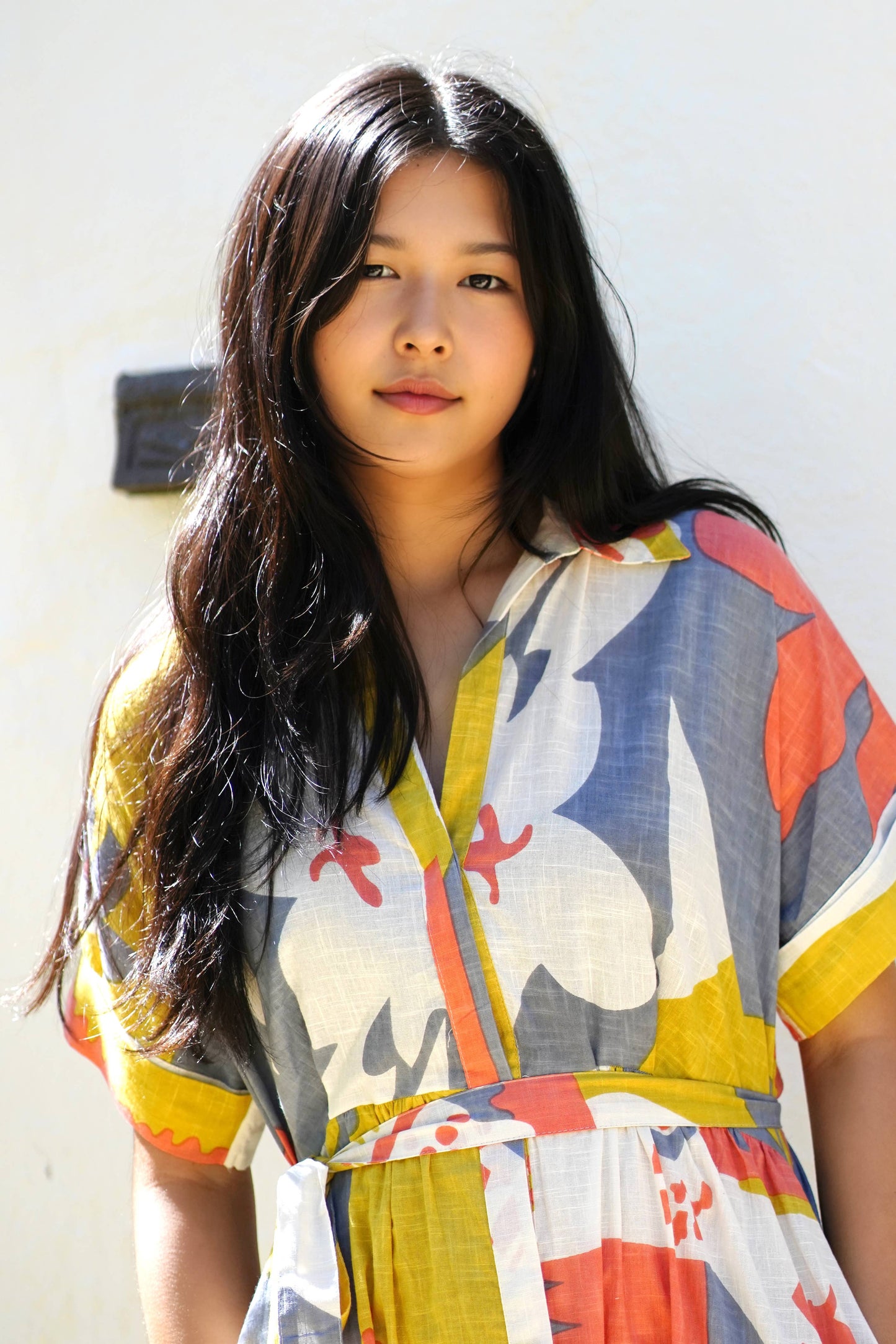 Brigitte Abstract Print Dress Multi: Multi / Medium