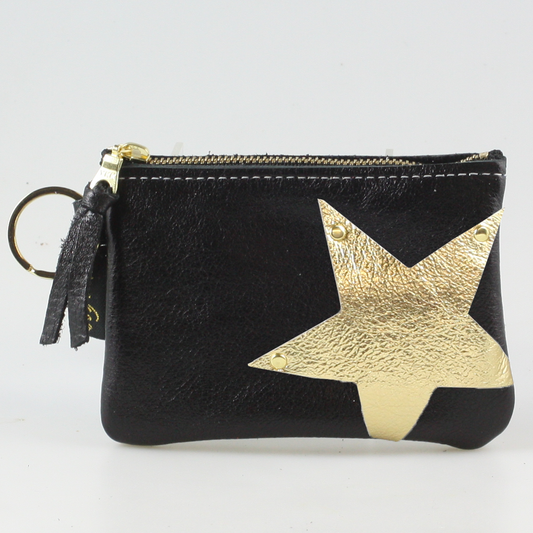 The NEW STAR Applique Kara: Metallics: Lobster Claw / Jet w/Gold Star