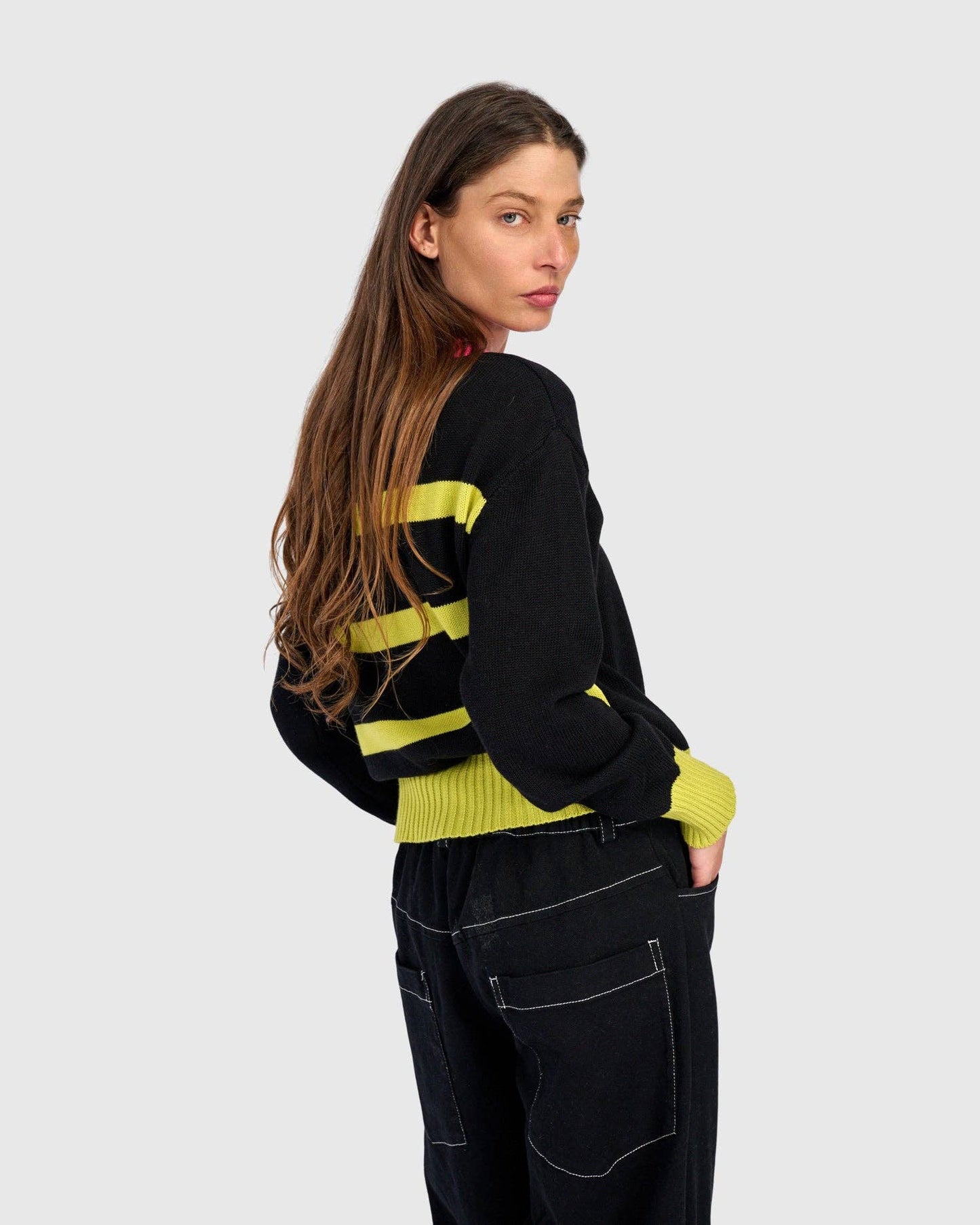 Cricket Cardigan, Lemon: Lime / ONE SIZE