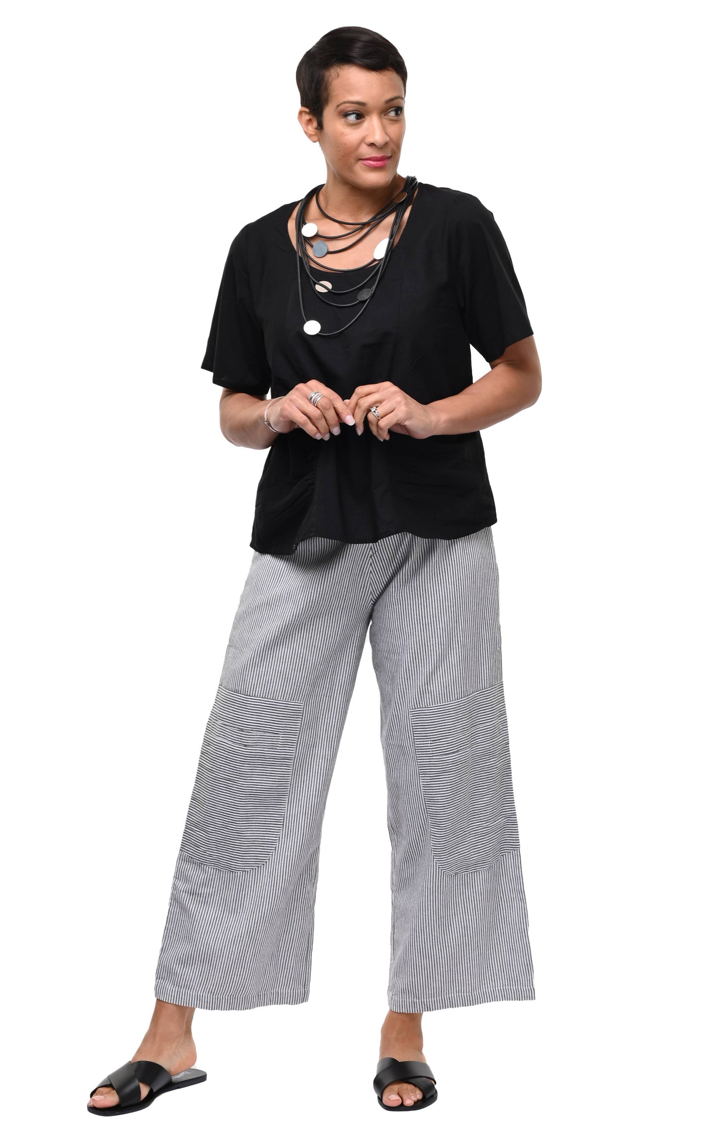CV404 Carmella Pullover in Black*: Black / XL