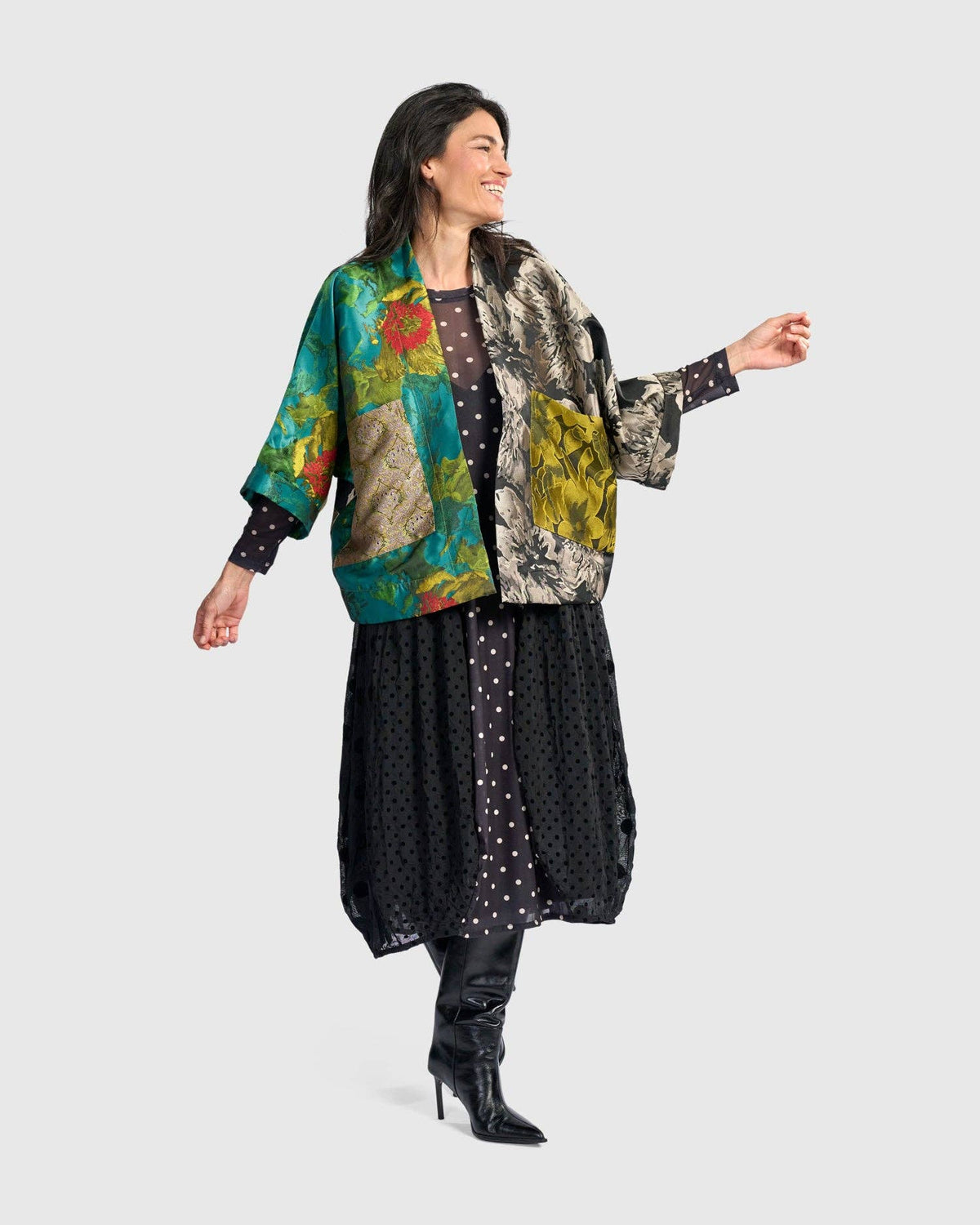 Luster Jacket, Jacquard Mix: Fusion / L (US 14-16)