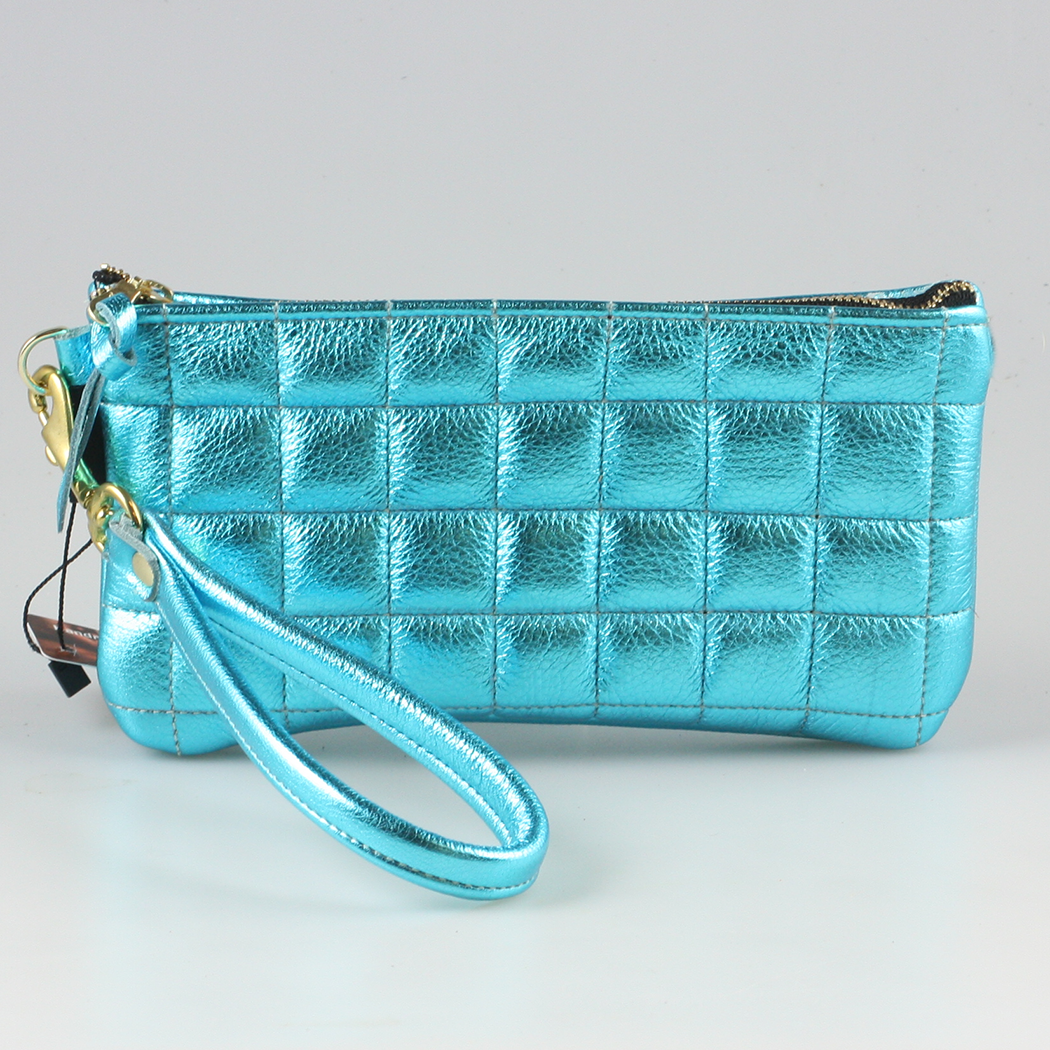 The QUILTED Sophia: Mango / Chain Shoulder Strap