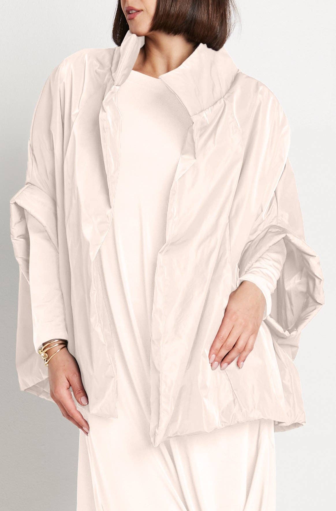 Nylon Chic Cape - Blush: Blush
