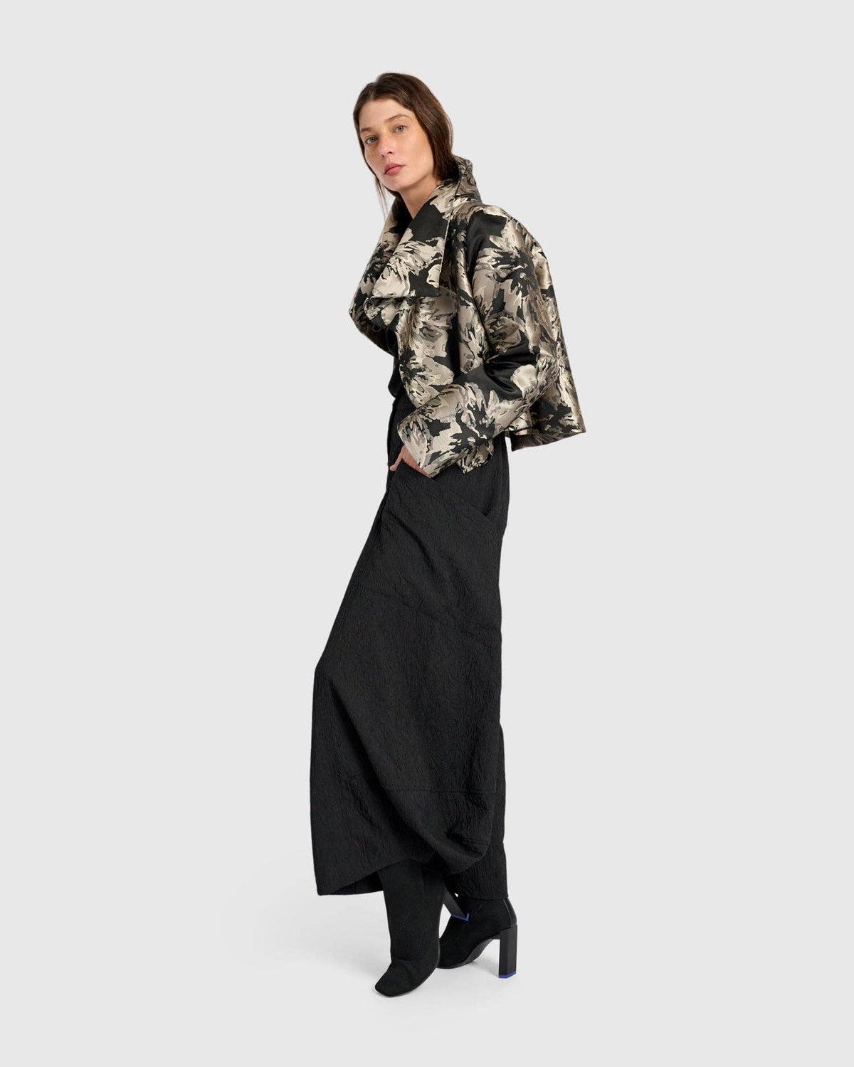 Nightfall Moto Jacket, Floral: Floral / L (US 14-16)