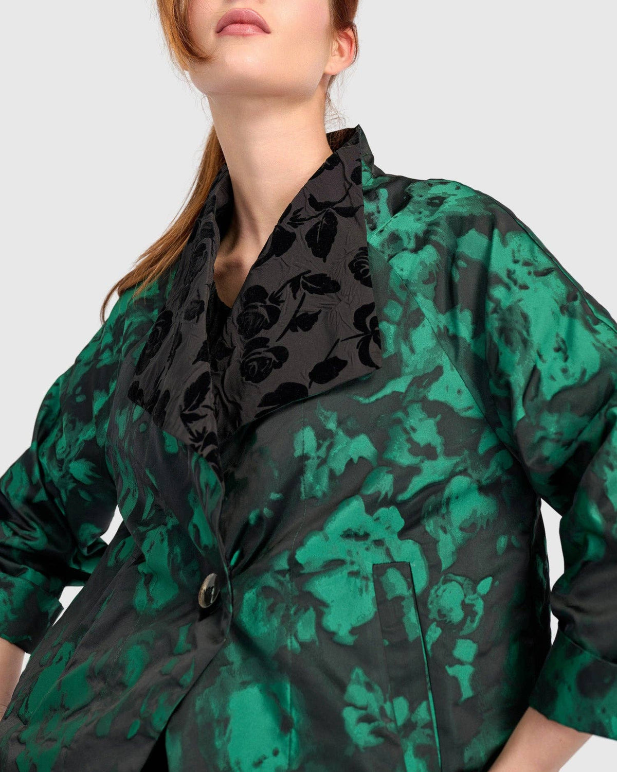 Palatial Cocktail Jacket, Emerald: Emerald / S (US 8-12)