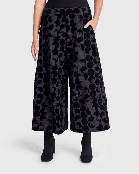 Hematite Wide Leg Pants, Crescent: Crescent / 3 (US 10-12)