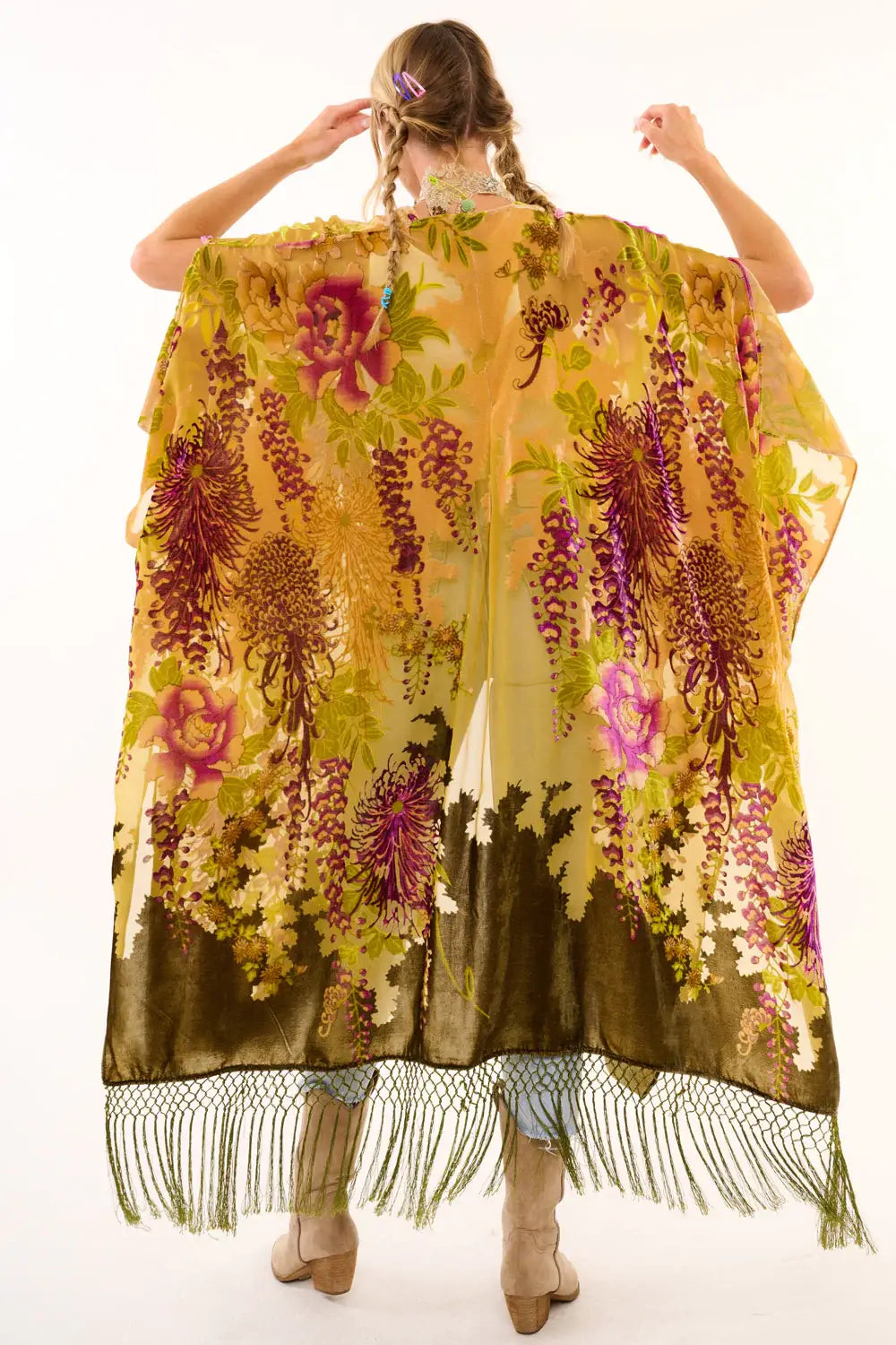 Forest Goddess Kimono: One Size / Forest Burnout