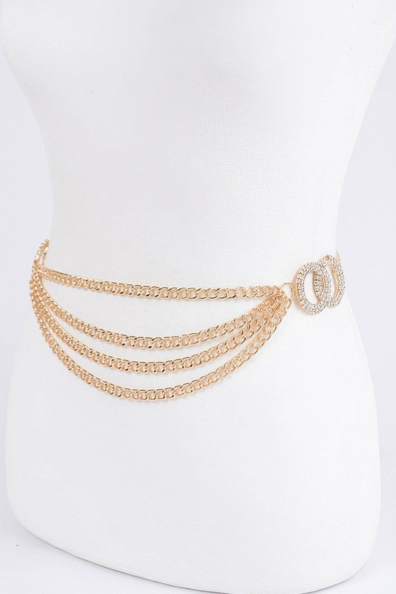 Women's Belts: INWOOD NYFW Collection BYMANYC ® New York: Gold / One Size For All
