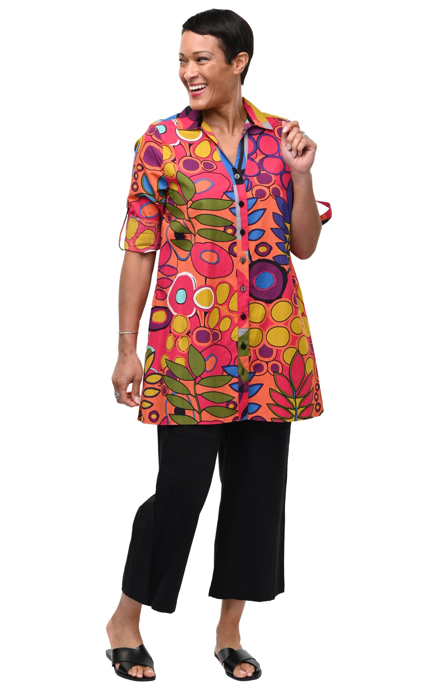 CV1218 Rachel Blouse in Galapagos*: XS