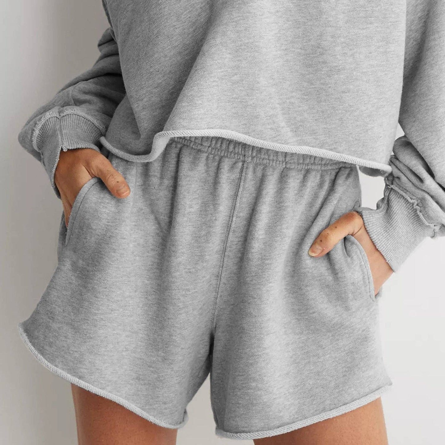Trendy Hooded Sweatshirt for Women Comfortable Casual Wear: E24W0452-050 / S