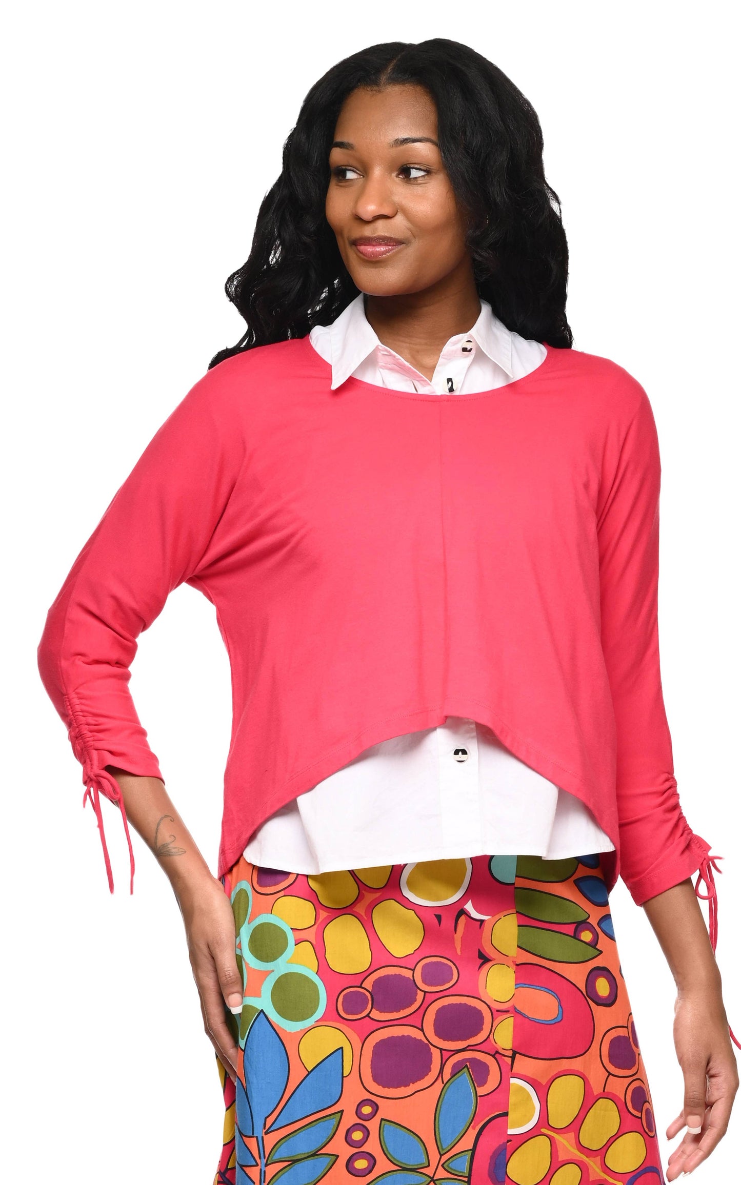 SDM157 Nova Pullover in Carmine*: S