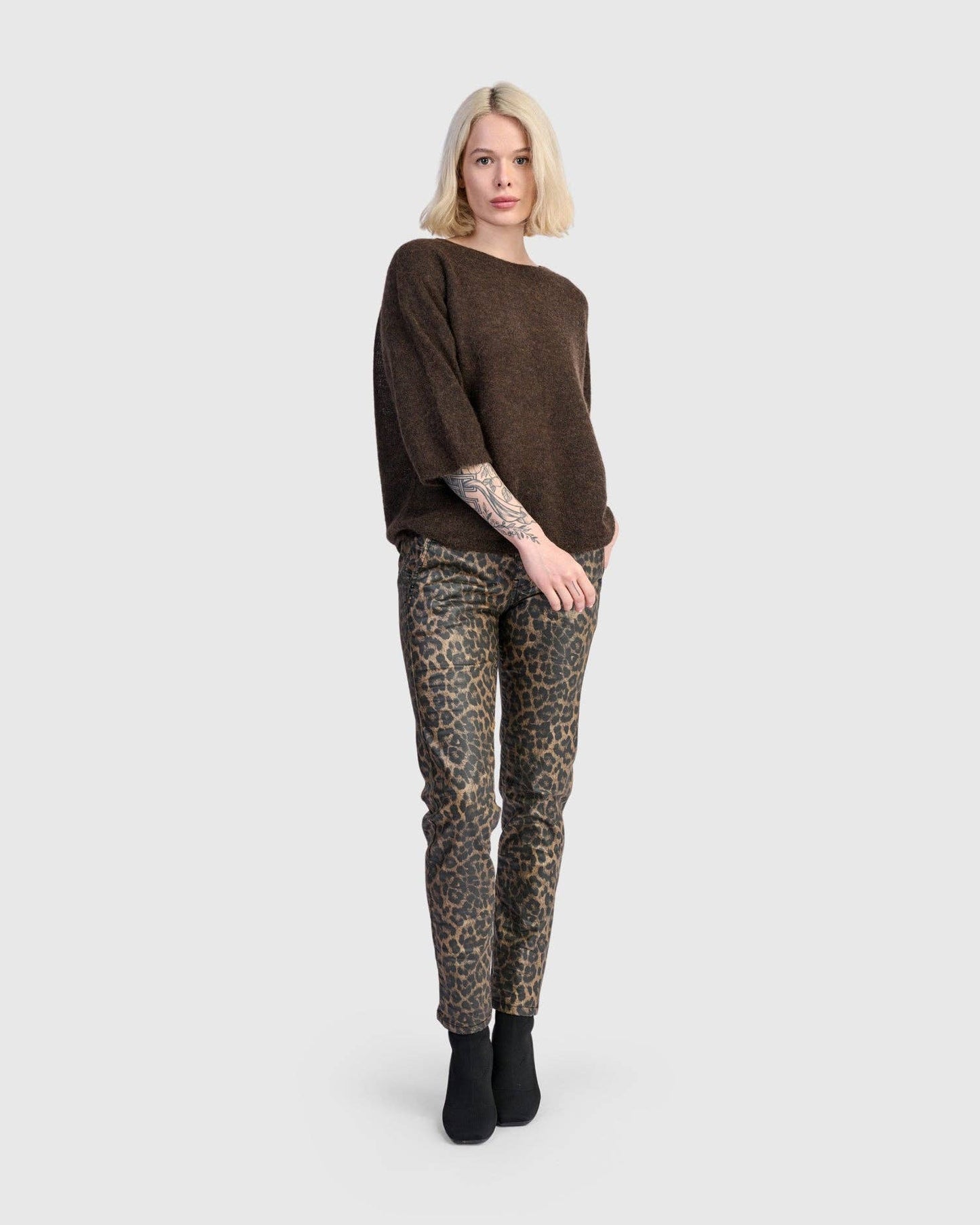 Core Pullover Sweater, Coffee: Coffee / L (US 14-16)
