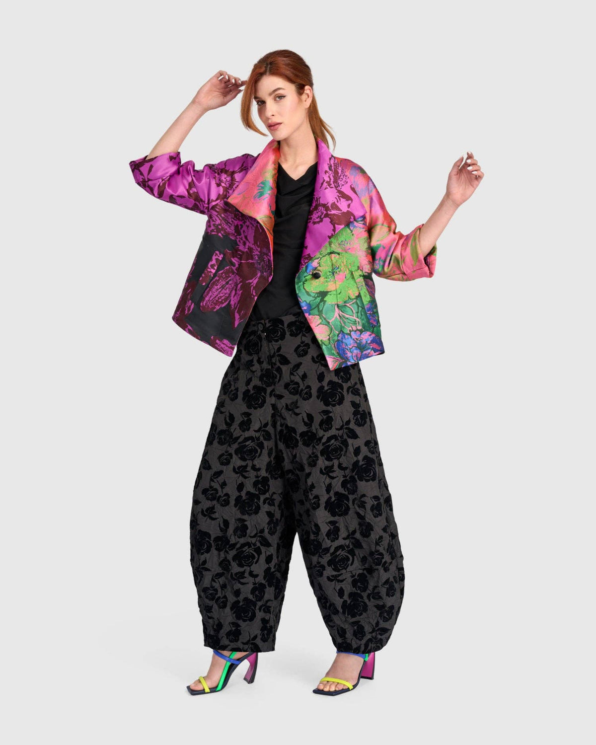 Attar Lantern Pants, Black Rose: BLACK / 1 (US 6-8)