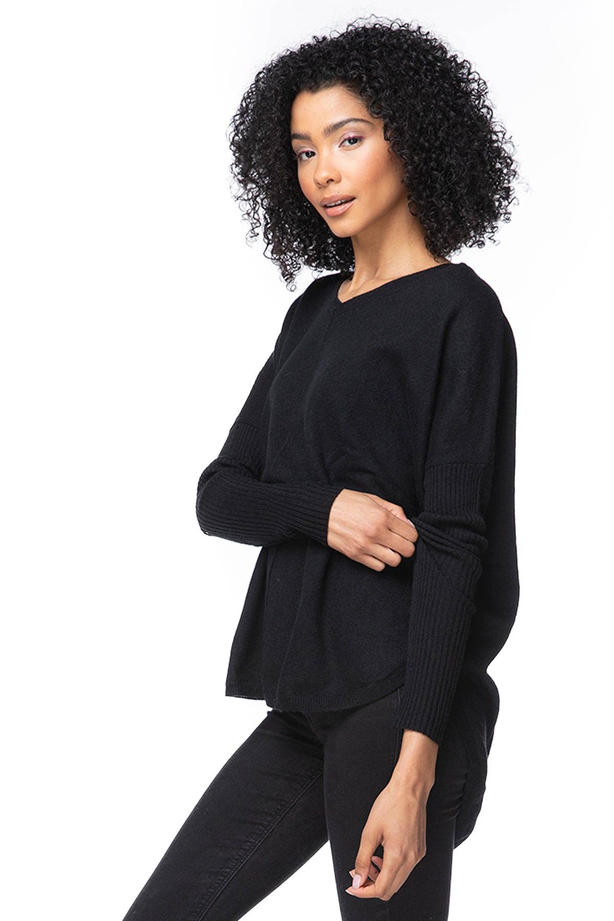 Nelly Washable Cashmere V-neck Pullover