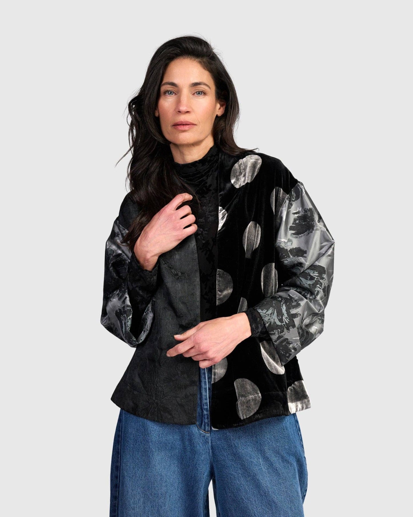 Celeste Jacket, Silver Mix: MIX / S (US 8-12)