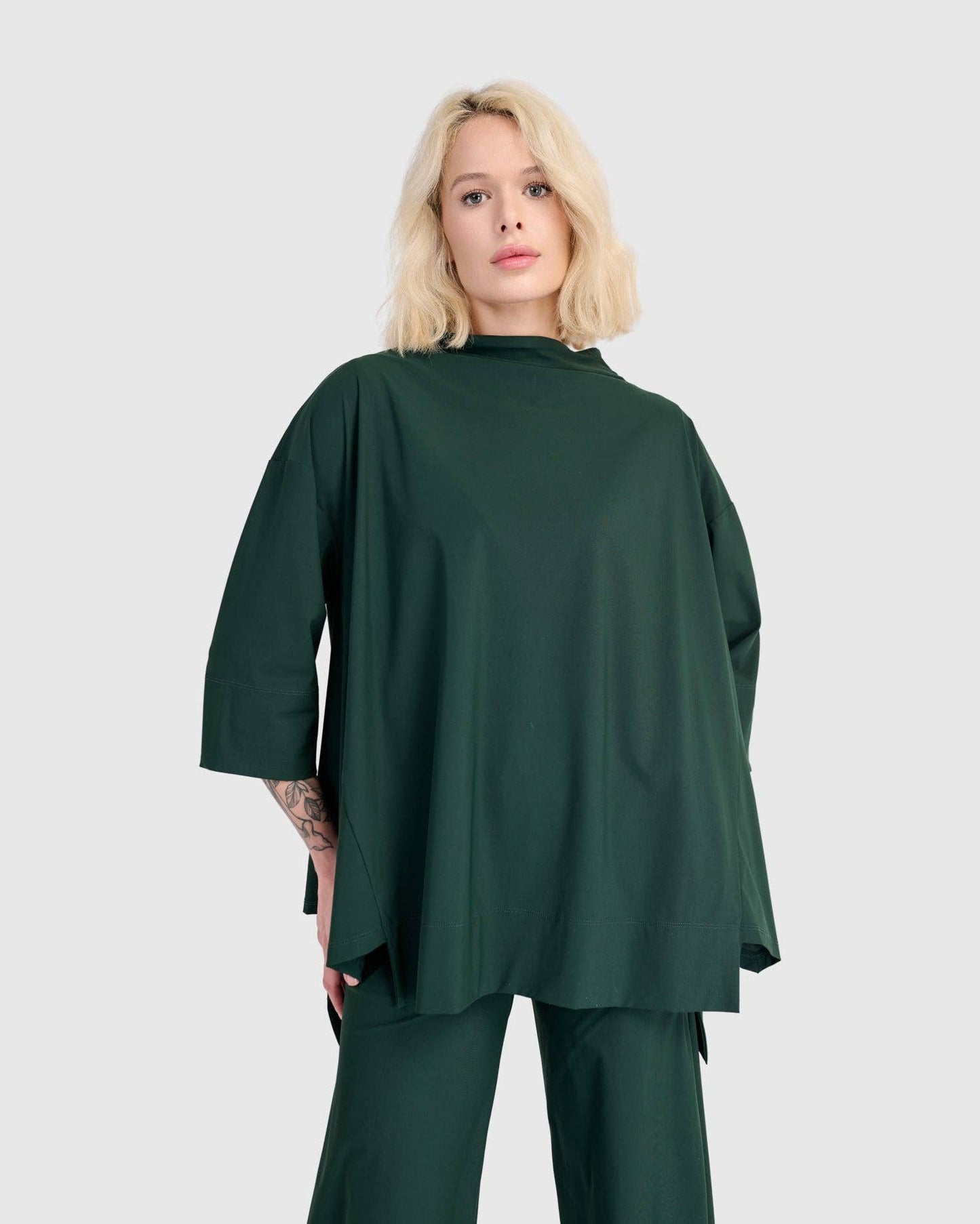 Essential Tekbika Trapeze Top, Forest: Forest / S (US 8-12)