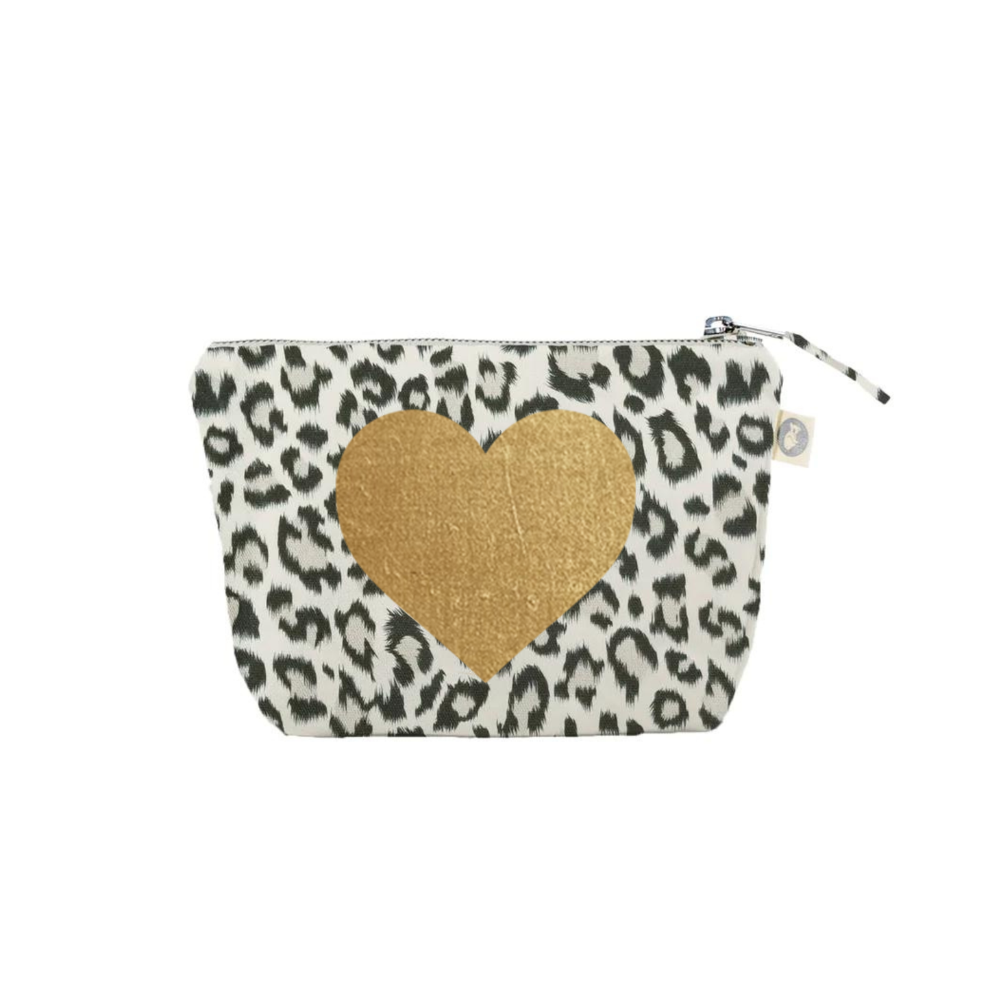 Leopard Makeup - Gold Foil Heart