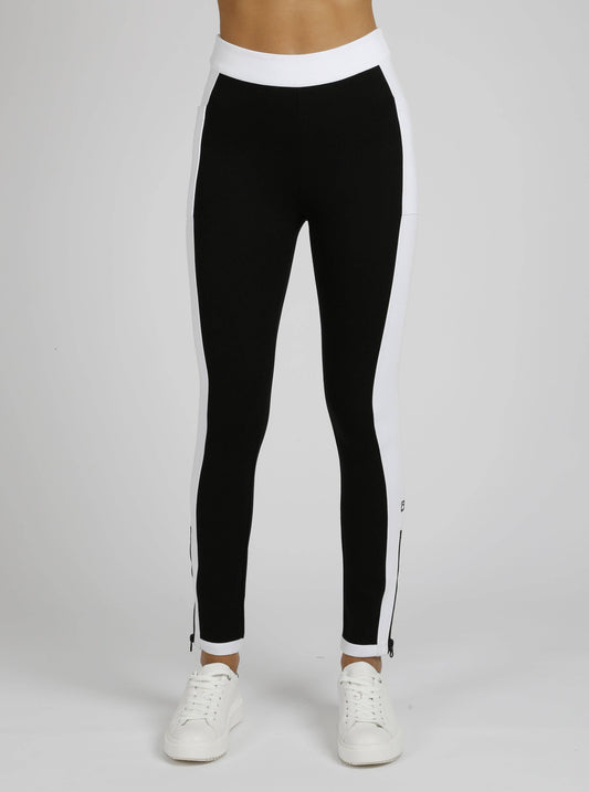 New Racing Legging - Blanc Noir