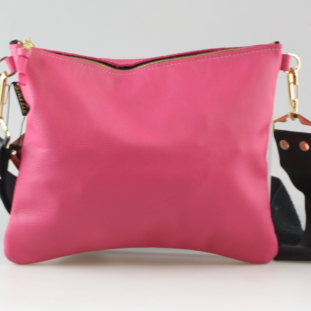 The Classic Taylor Crossbody: Custom / Custom / Matching Leather Strap