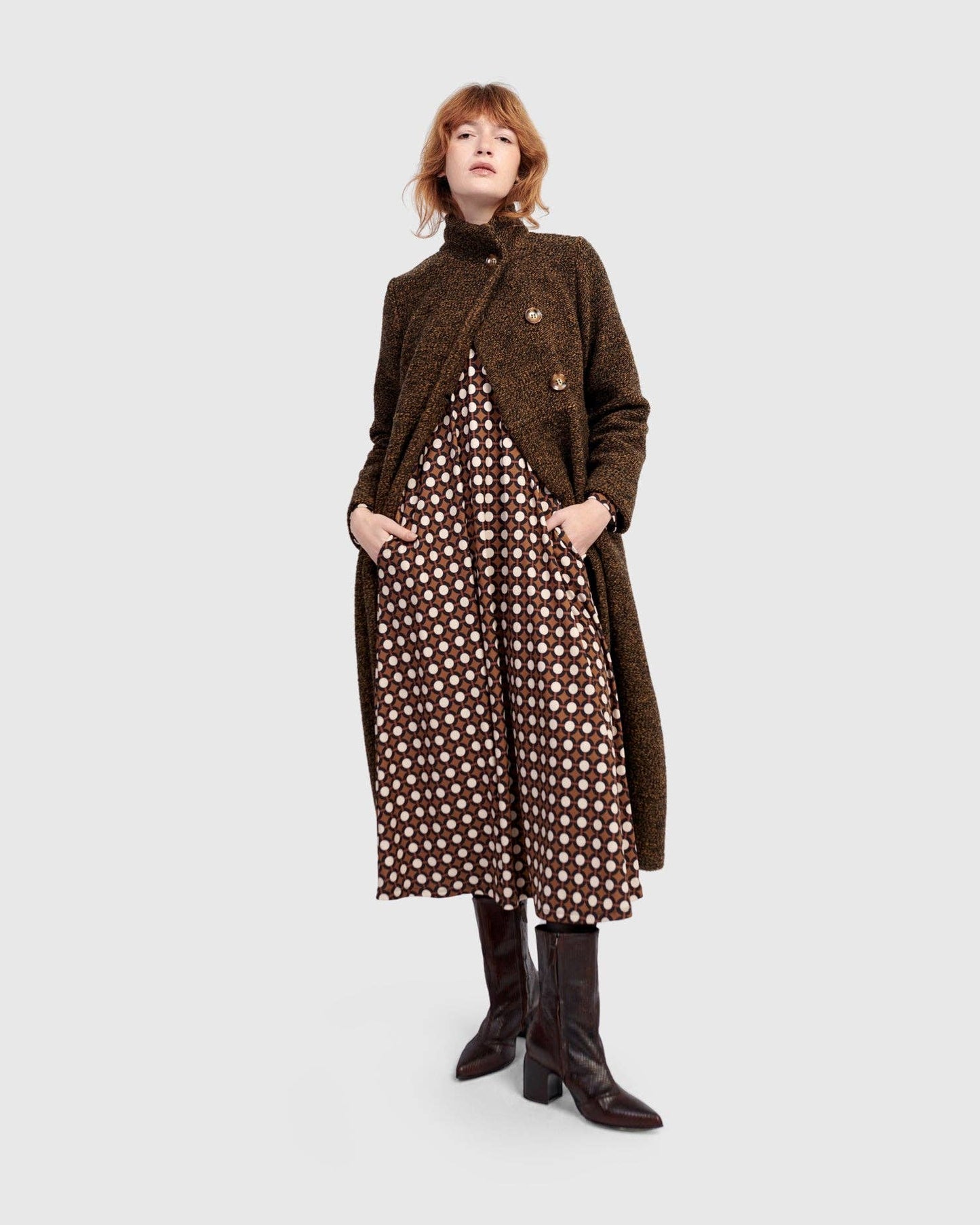 Urban Tash Long Coat, Honey: Honey / 2 (US 8-10)