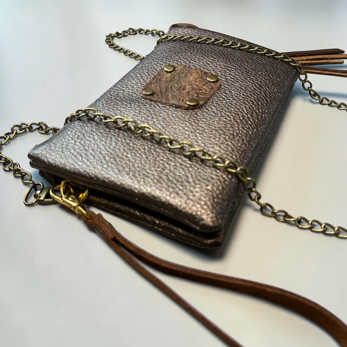 Antique Bronze Crossbody