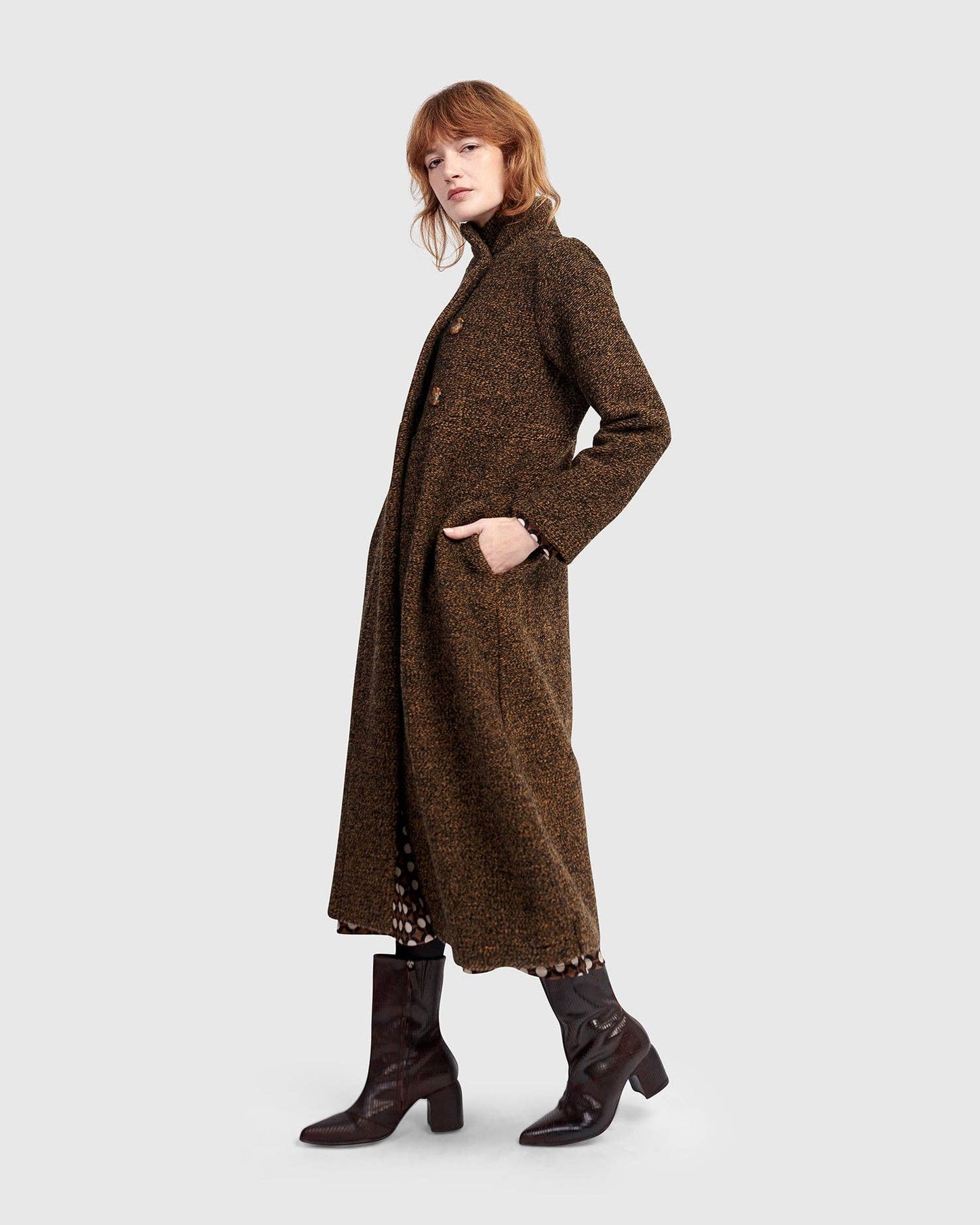 Urban Tash Long Coat, Honey: Honey / 2 (US 8-10)