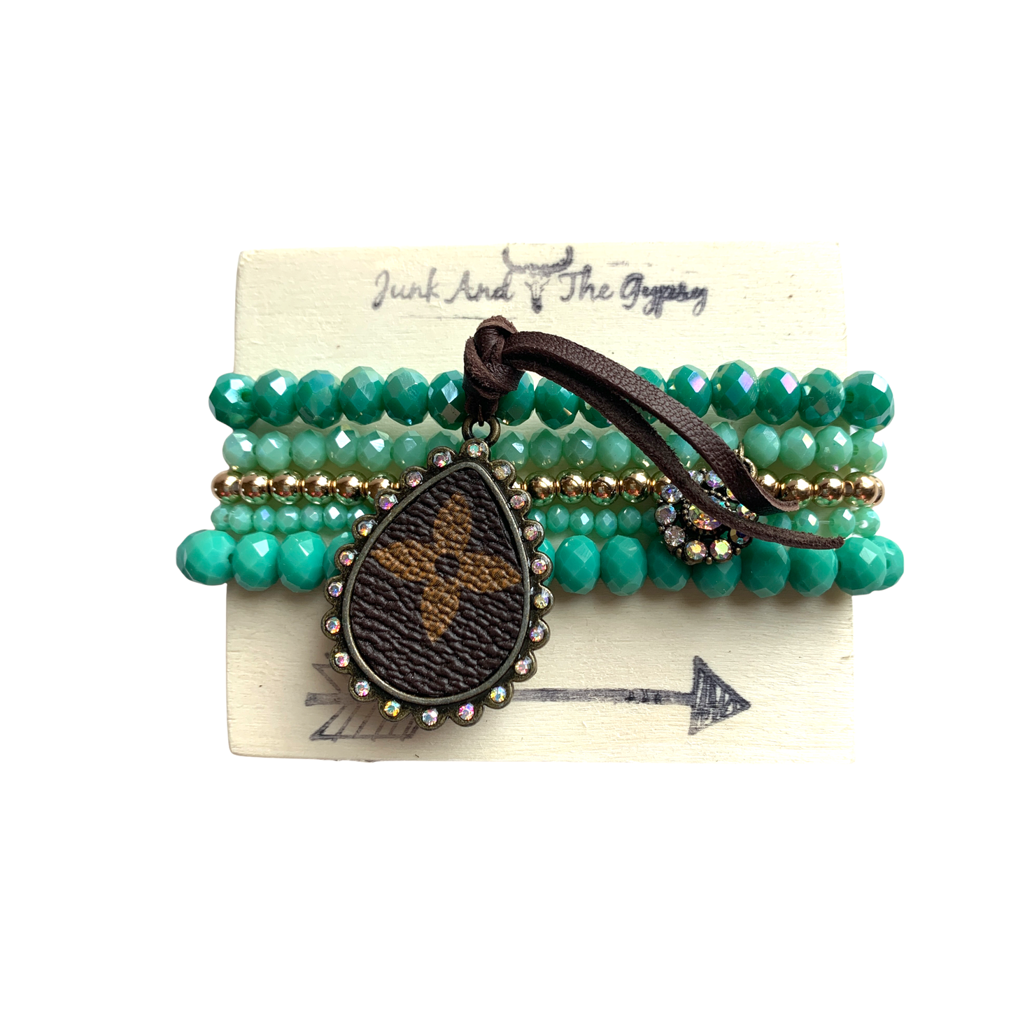 Aqua Woman Stacked Bracelet