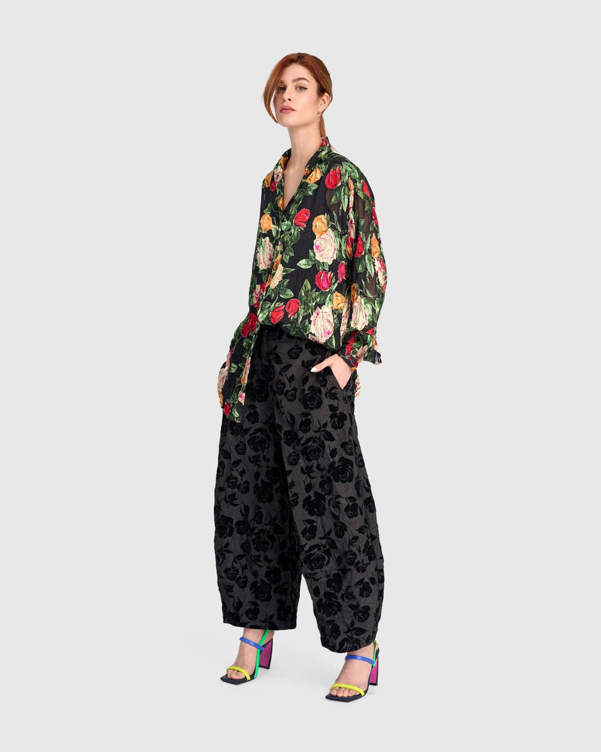 Attar Lantern Pants, Black Rose: BLACK / 1 (US 6-8)
