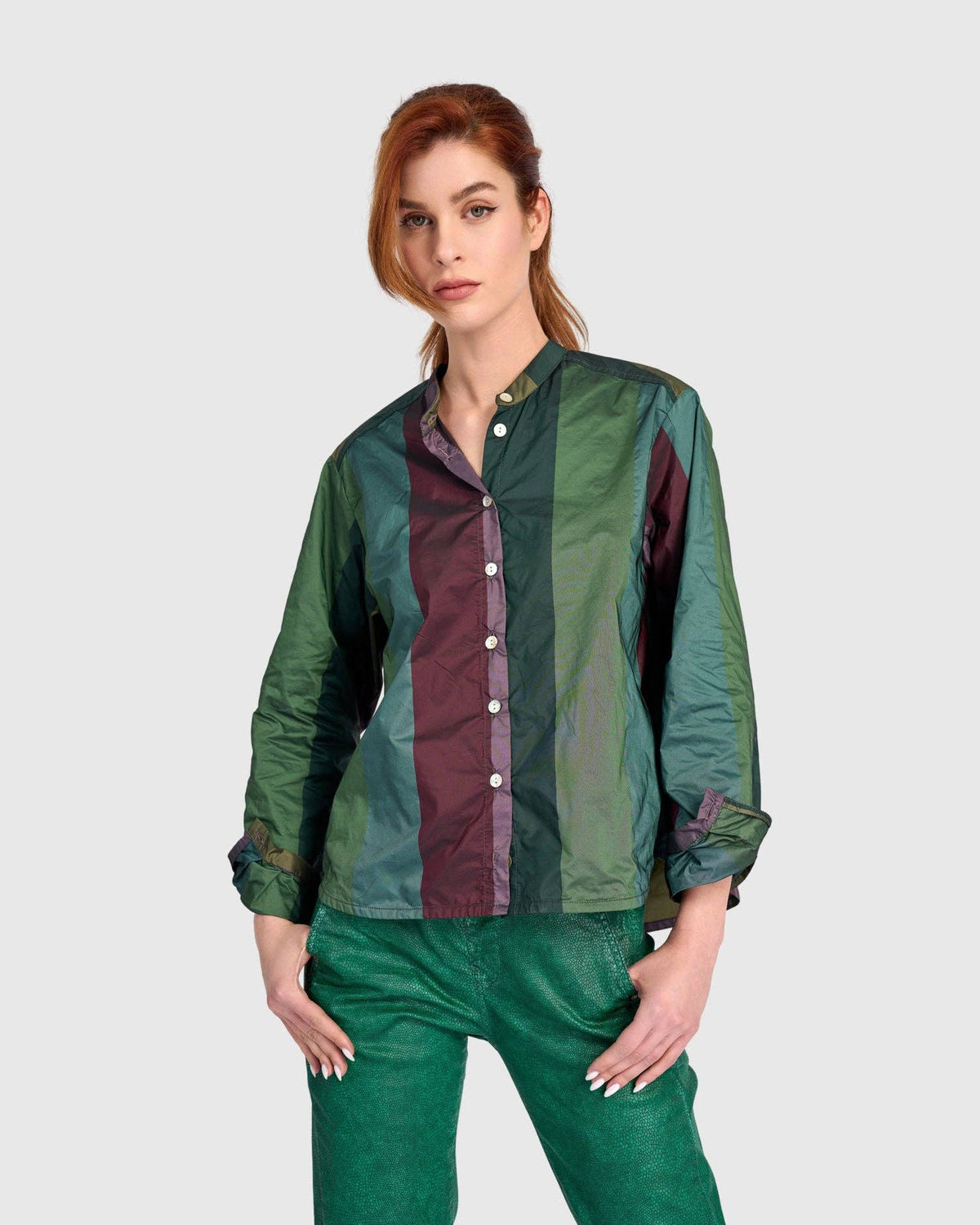 Resplendent Shirt, Jewel Mix: Stripes / S (US 8-12)