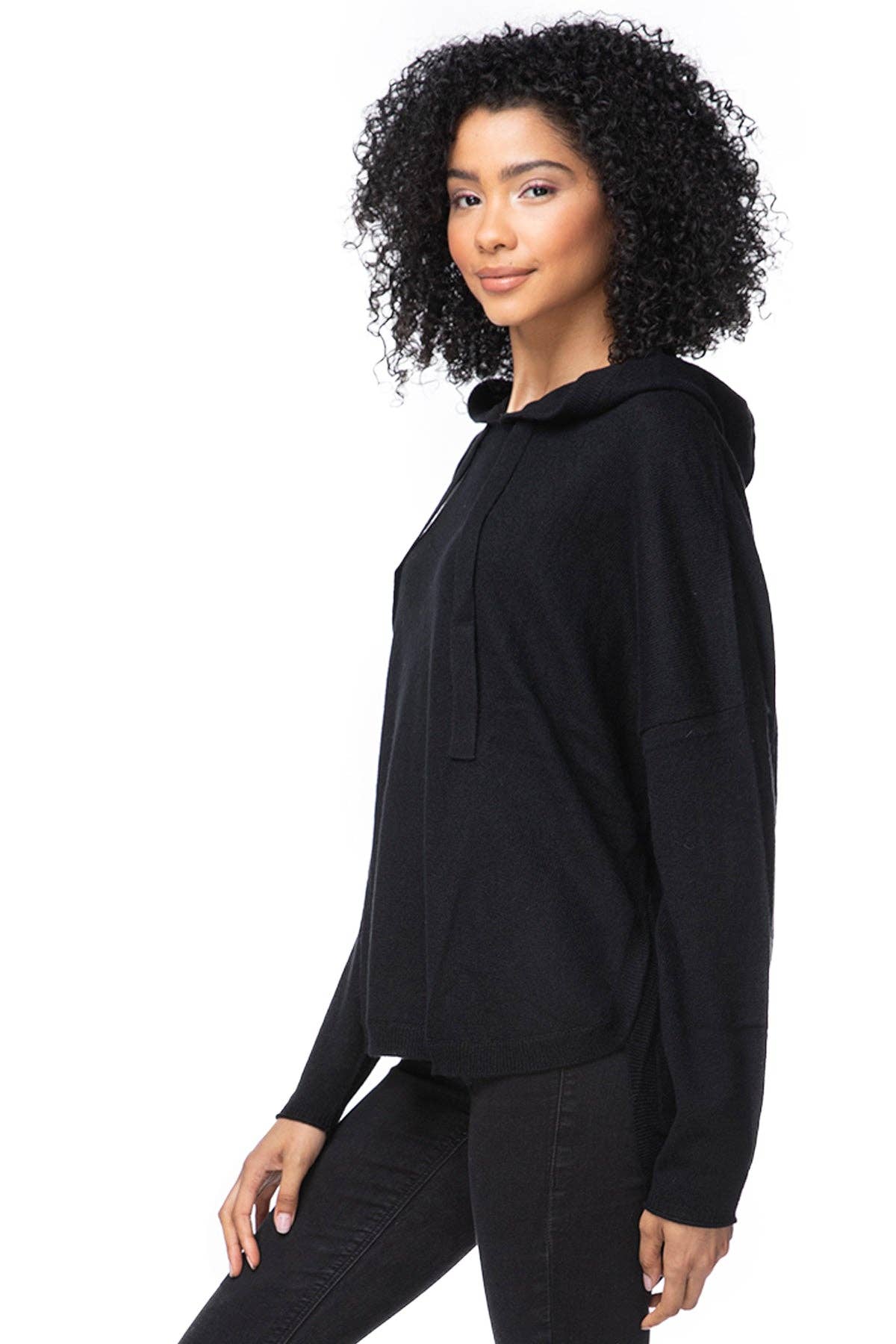 Quinn Washable Cashmere Hoodie Sweater
