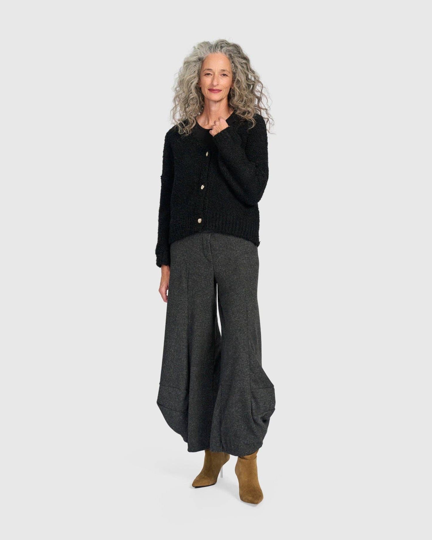 Plush Punto Pants, Carbon: Grey / 2 (US 8-10)