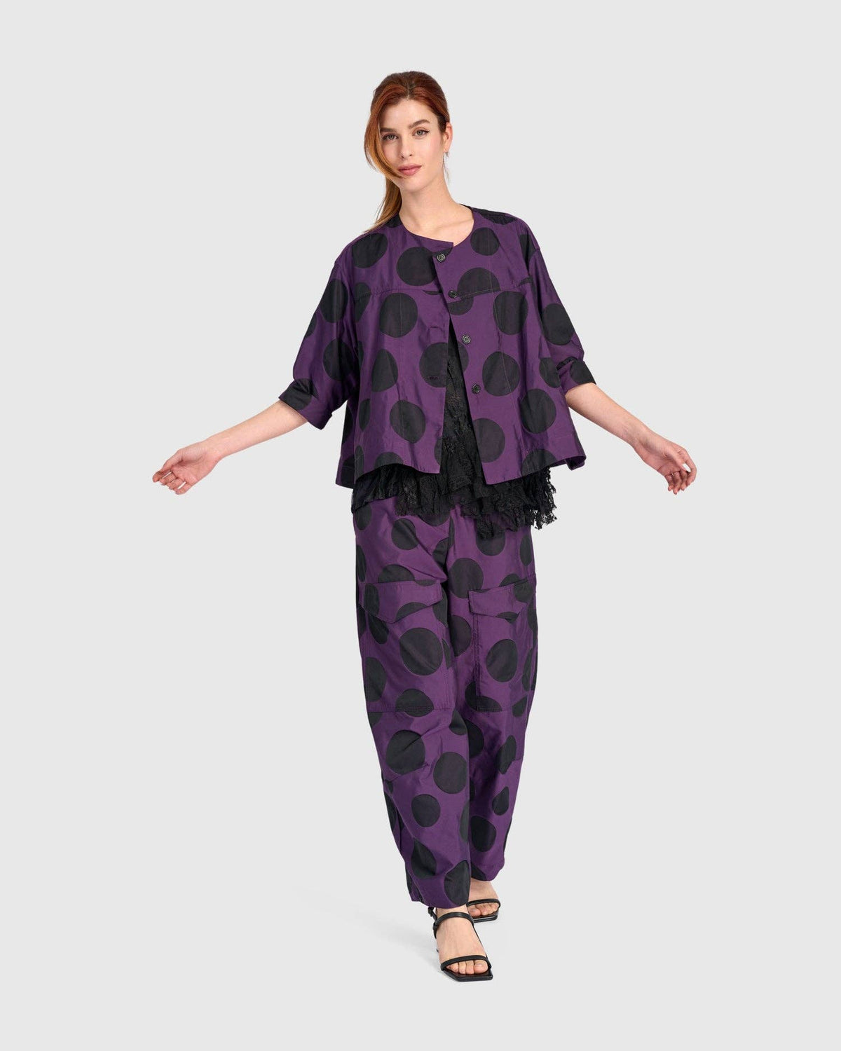 Damson Topper Jacket, Plum: Violet / 5 (US 14-16)