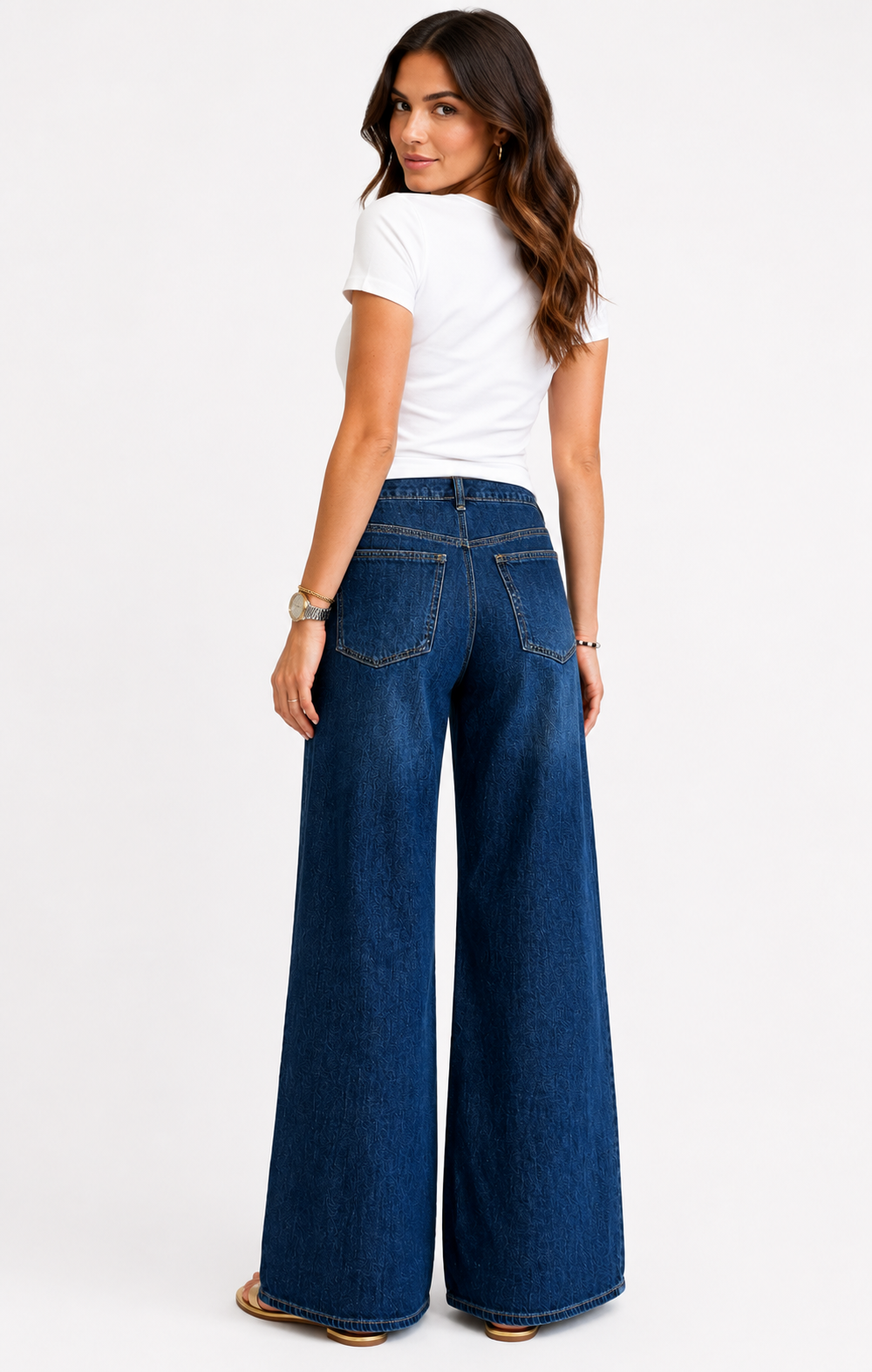 32" Baggy Wide Leg Jean w Drawstring in Adelaide: 8/29