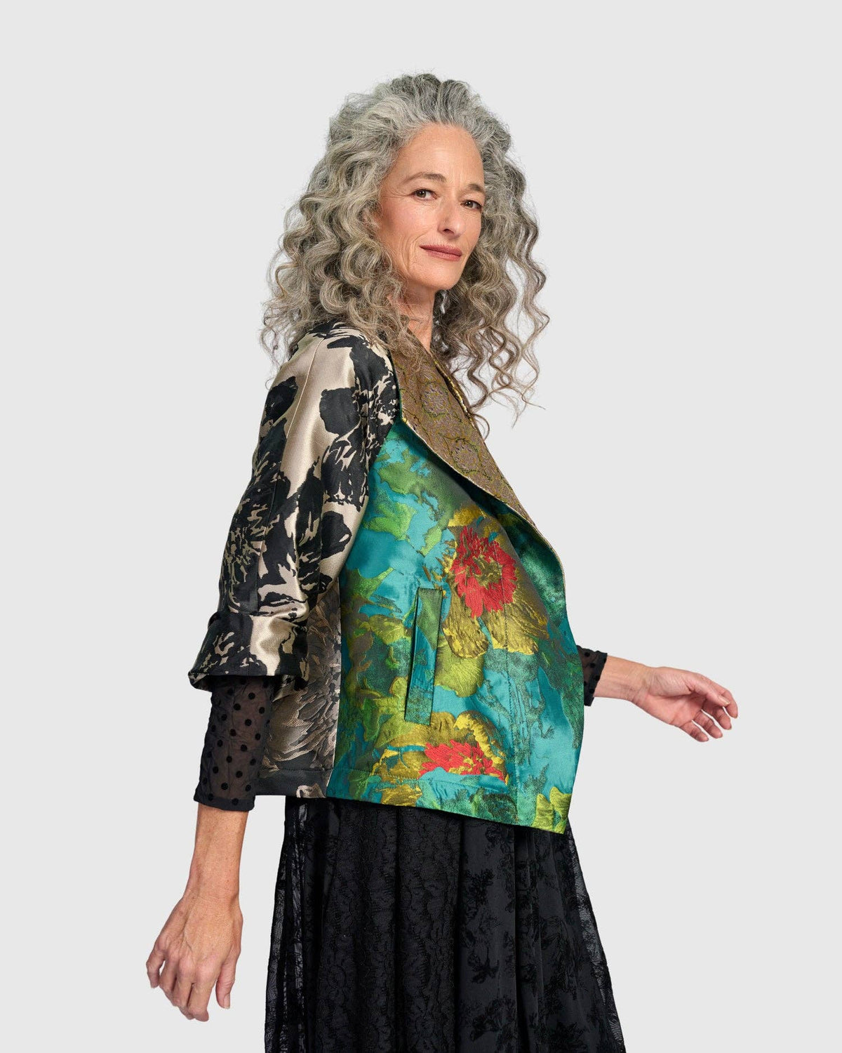 Gilded Cocktail Jacket, Jacquard Mix: Fusion / S (US 8-12)