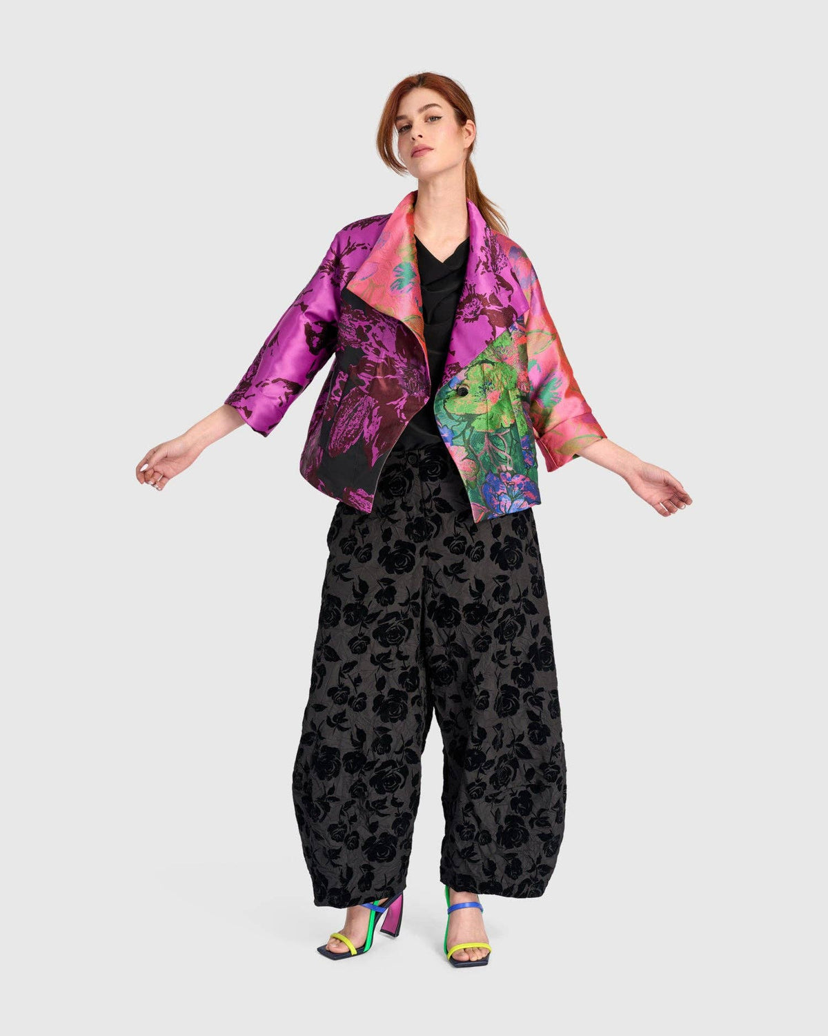 Apotheosis Cocktail Jacket, Jacquard Mix: MIX / L (US 14-16)