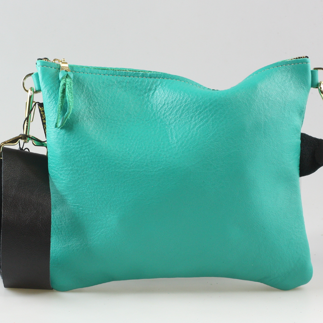 The Classic Taylor Crossbody: Custom / Custom / Matching Leather Strap