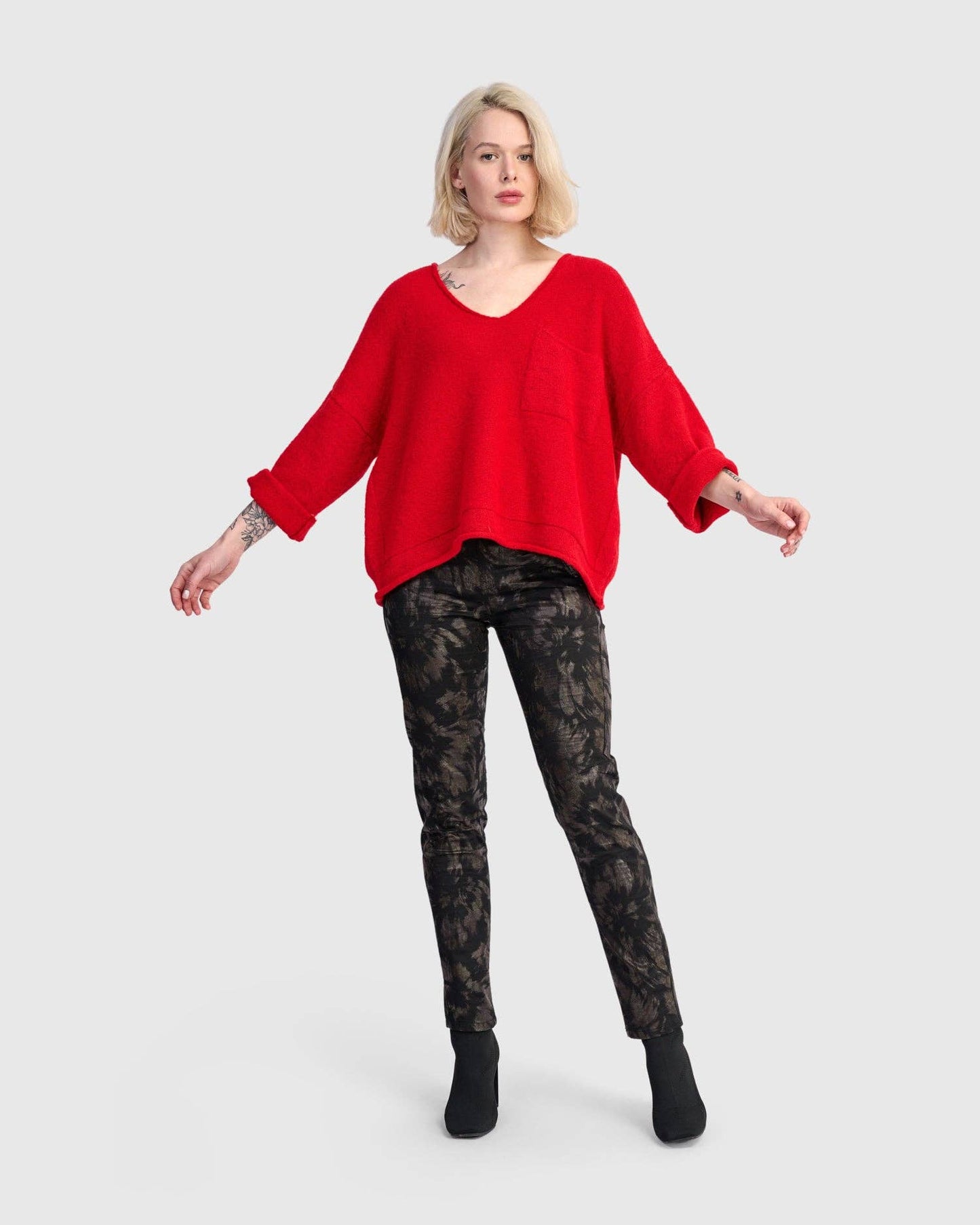 Basis Pullover Sweater, Red: Red / M (US 12-14)