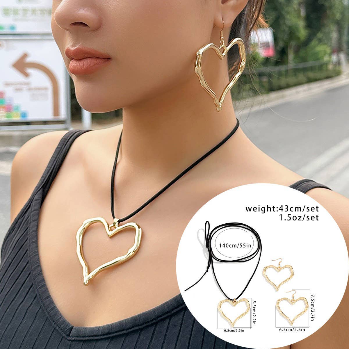 EXAGGERATED HOT GIRL SIMPLE ADJUSTABLE NECKLACE_CWAJE1918: TYPE7 / (OS) 2
