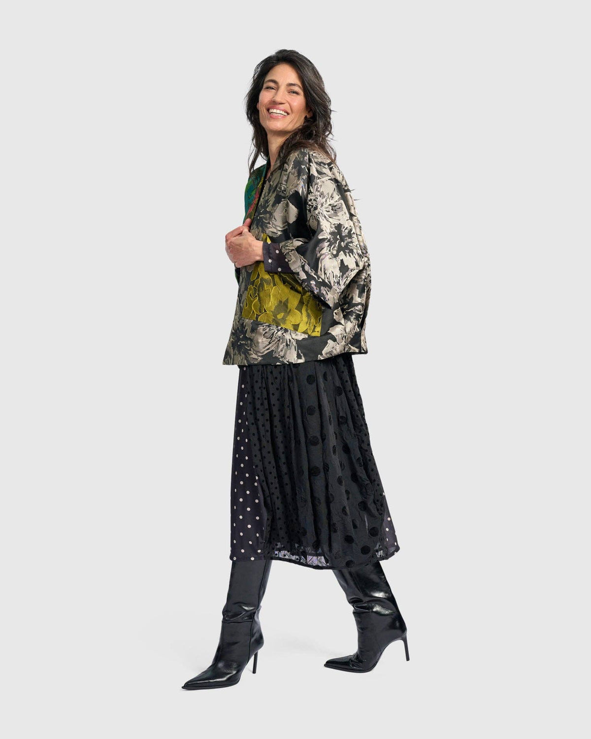 Luster Jacket, Jacquard Mix: Fusion / L (US 14-16)