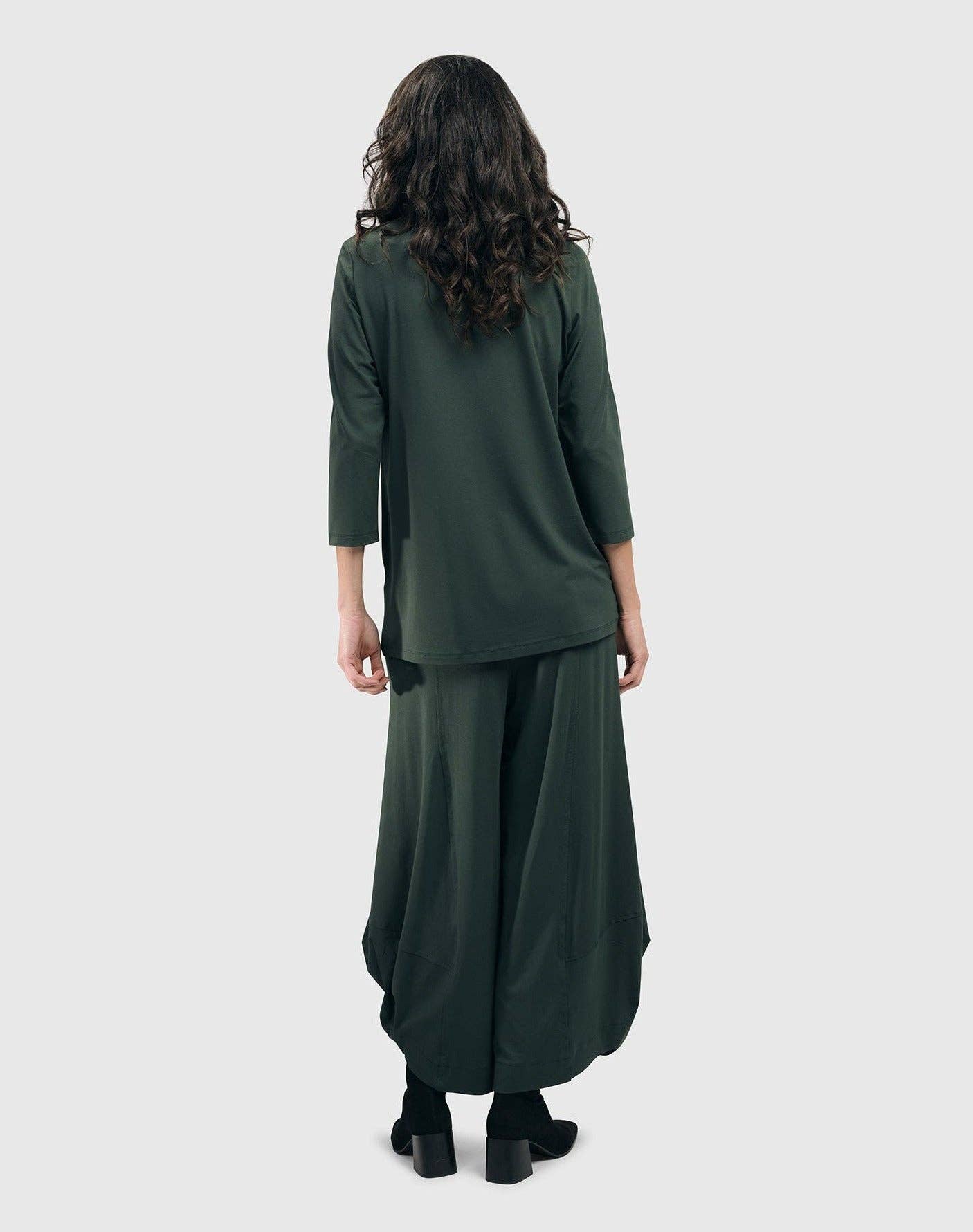 Essential Punto Pants, Green: Green / 0 (US 4-6)