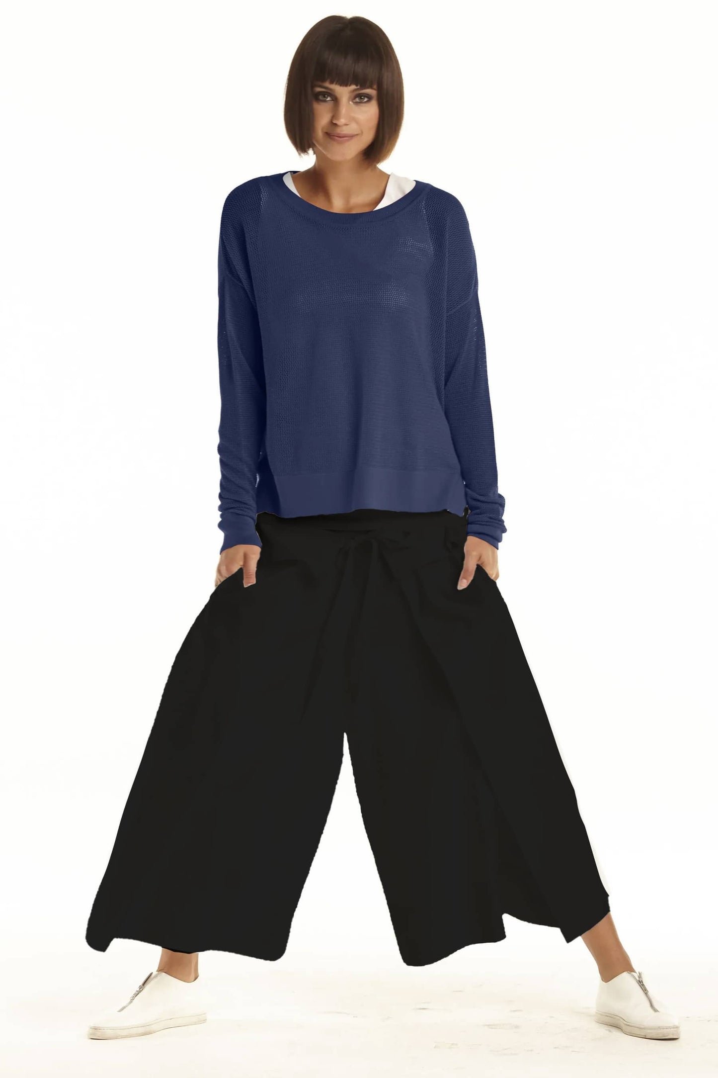 Pima Cotton Mini Seed Stitch - Midnight: Midnight