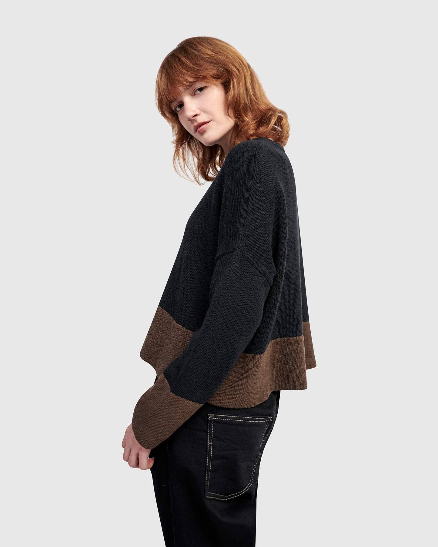 Vista Block Sweater, Mix: MIX / L (US 14-16)