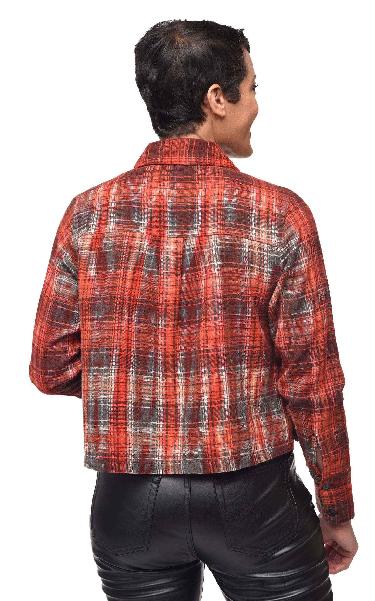 CV1149 Cecilia Top in Johnstone Flannel*: XL