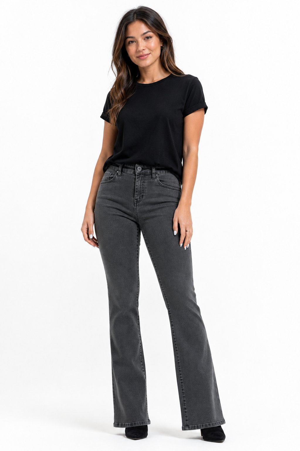 Petite 29" Better Butter Slim Boot Jean in Gray 🩶: 6P/28P