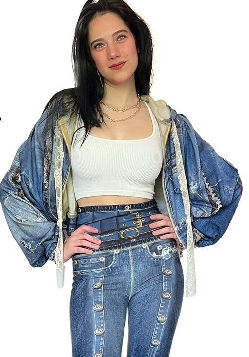 Hoody Puff - Basics_Classic: Classic Denim Blue / L/XL