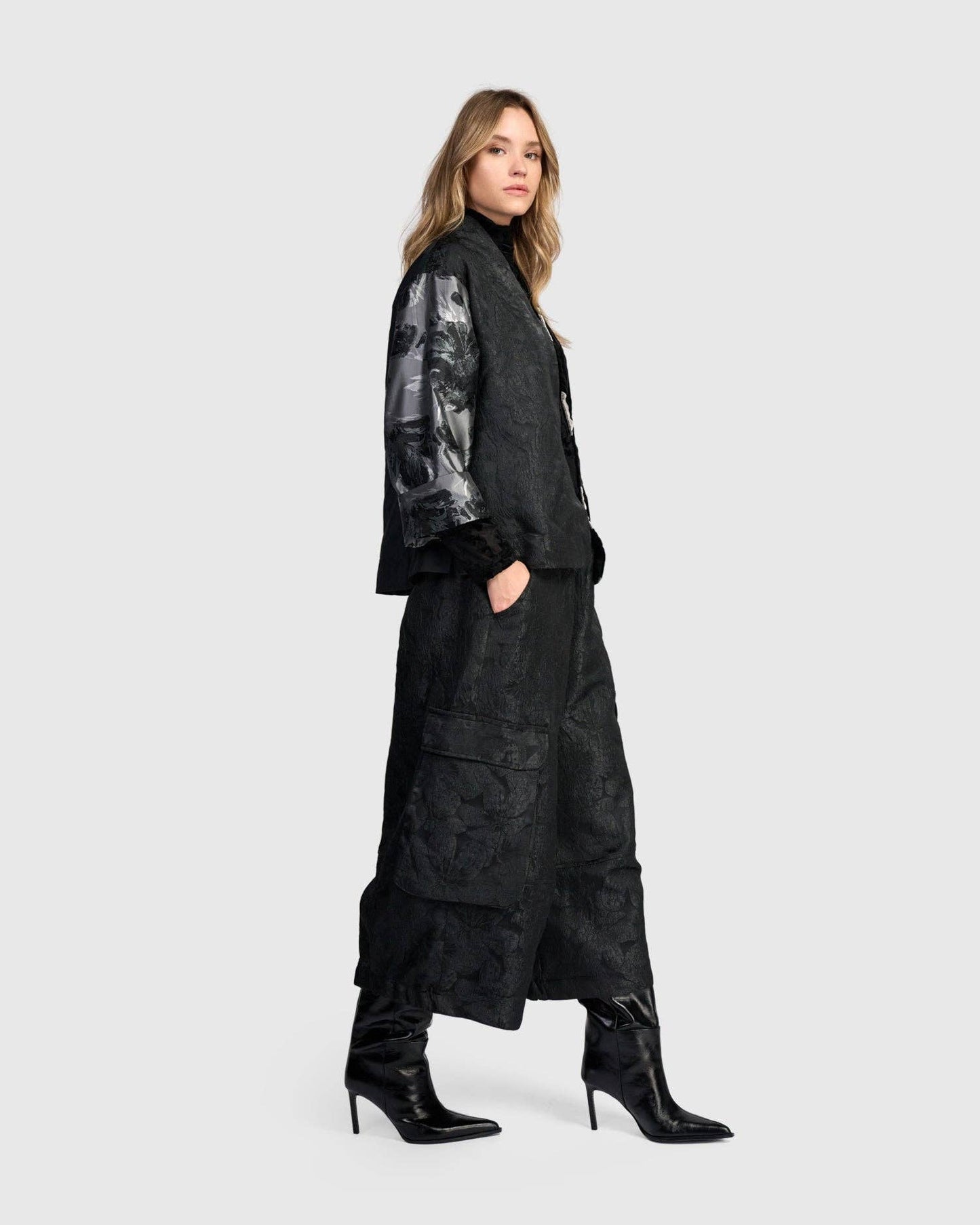 Celeste Jacket, Silver Mix: MIX / S (US 8-12)