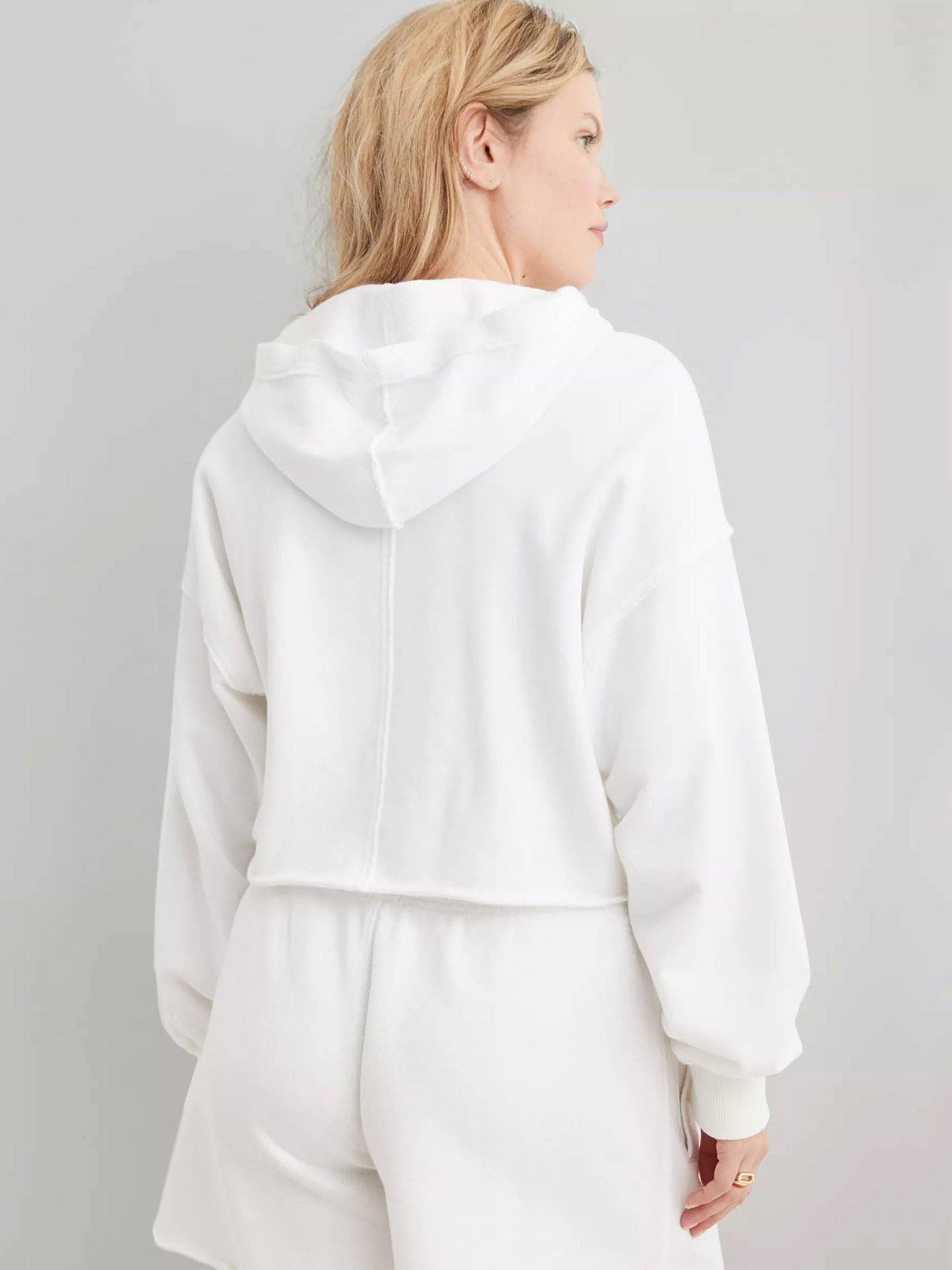 Trendy Hooded Sweatshirt for Women Comfortable Casual Wear: E24W0452-050 / L