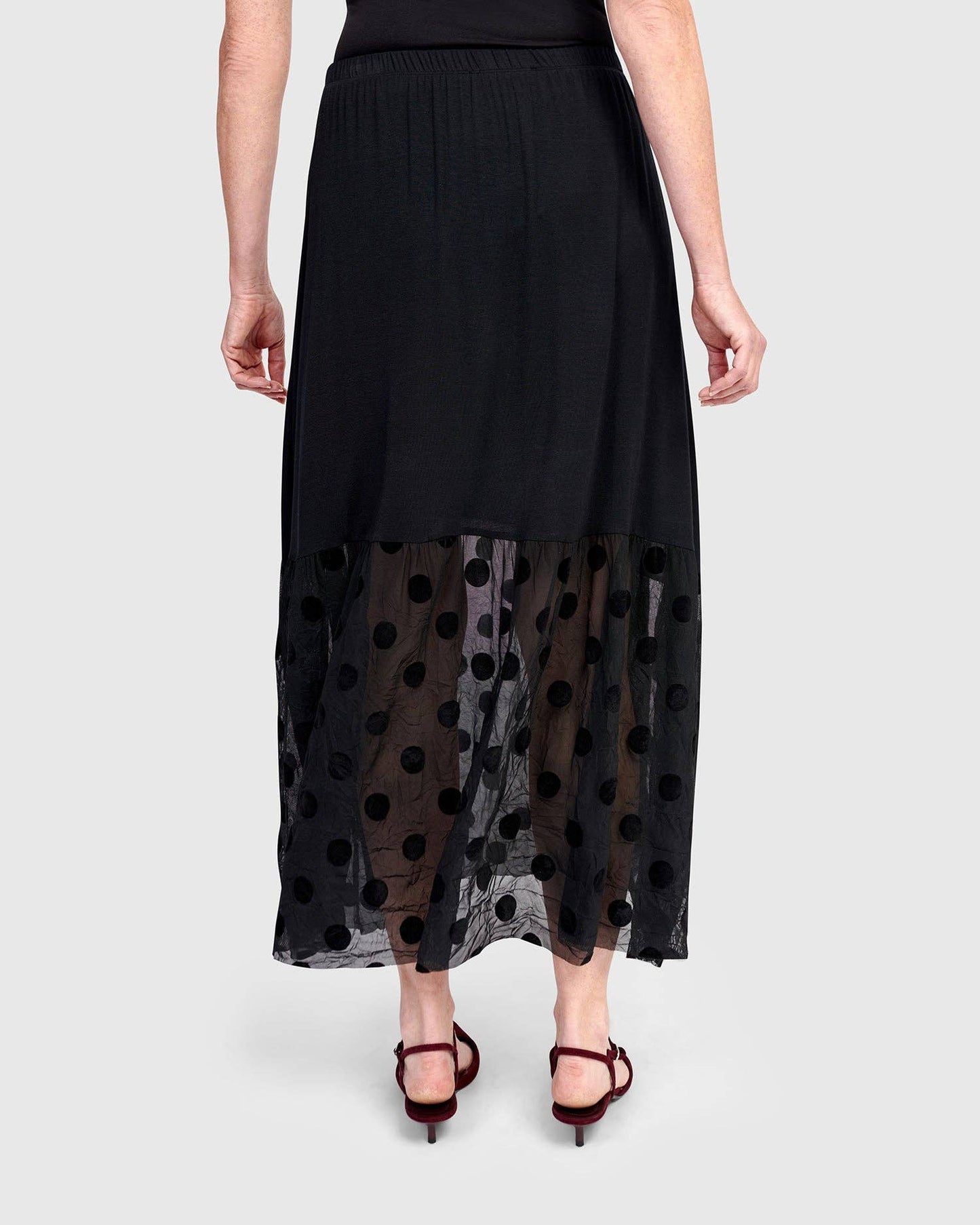 Joanie Maxi Skirt, Black: BLACK / 2 (US 8-10)