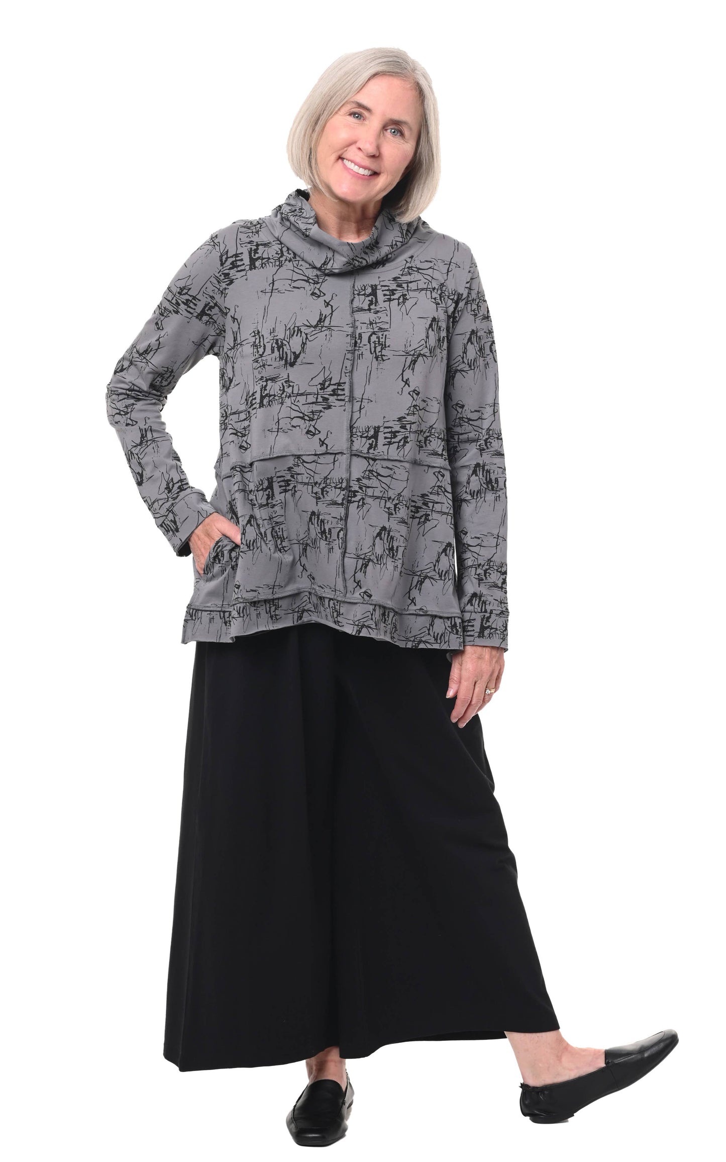 L118 Mazie Pullover in Canyan Etching*: S