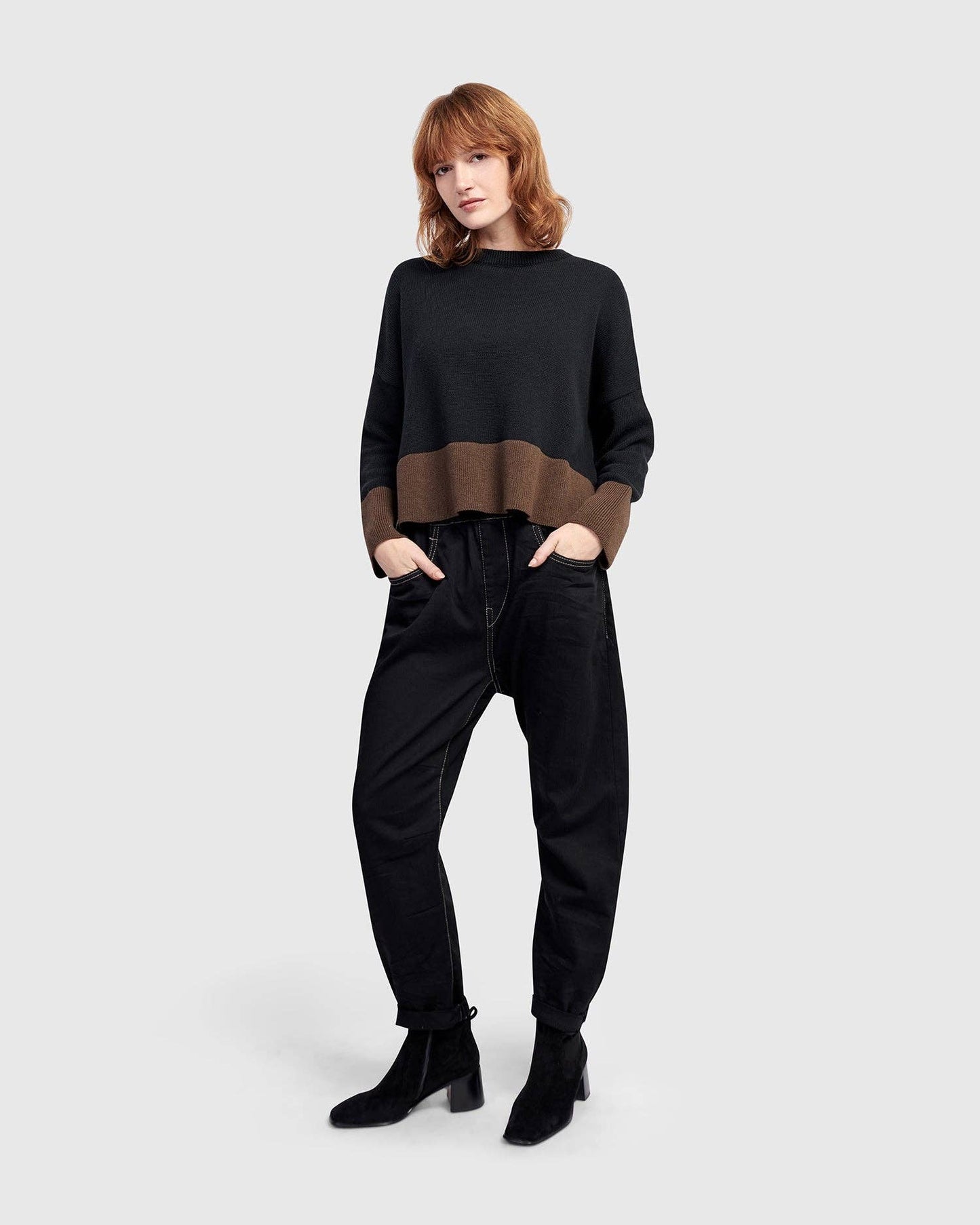 Vista Block Sweater, Mix: MIX / L (US 14-16)